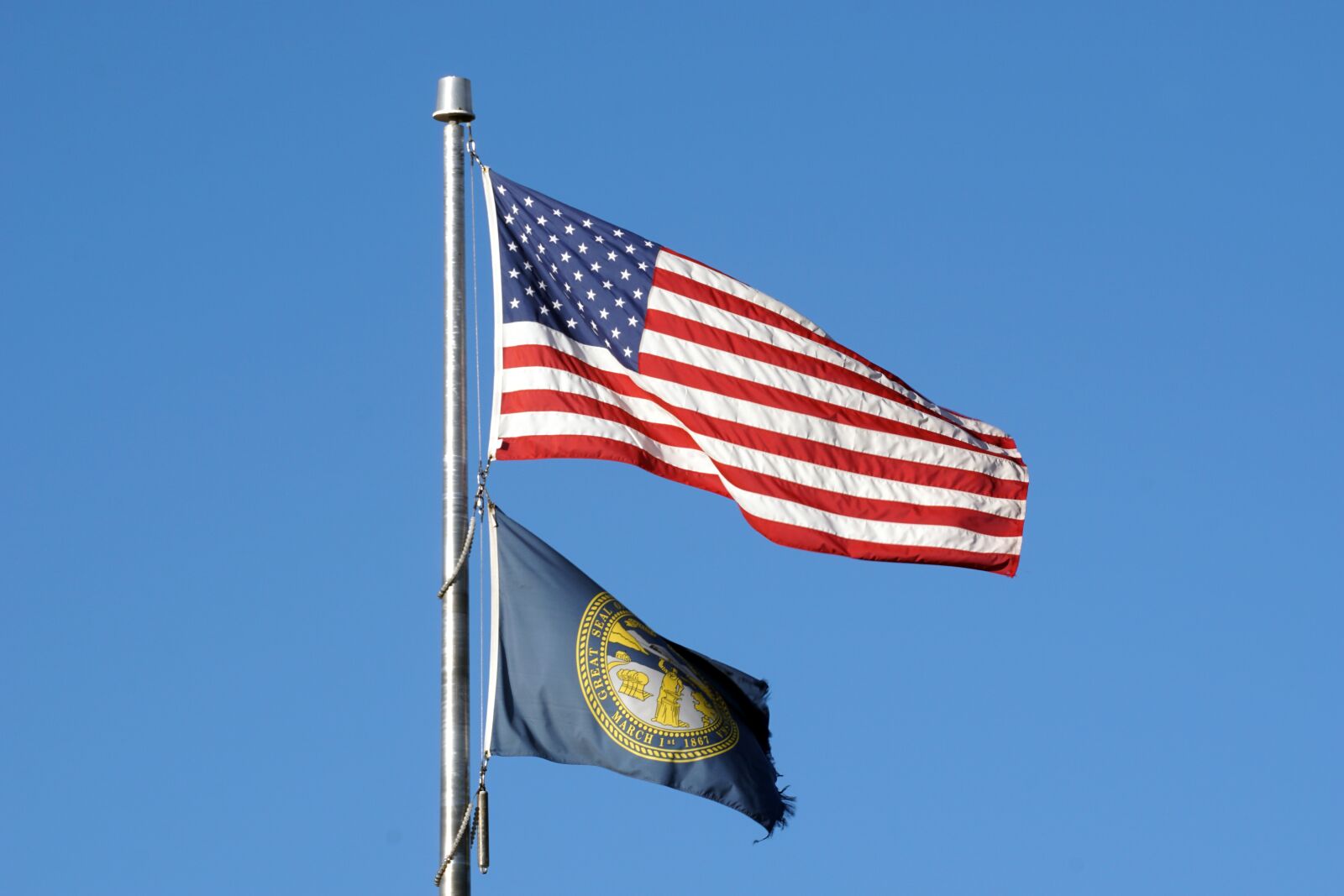 Sony E 55-210mm F4.5-6.3 OSS sample photo. Usa, flag, america photography