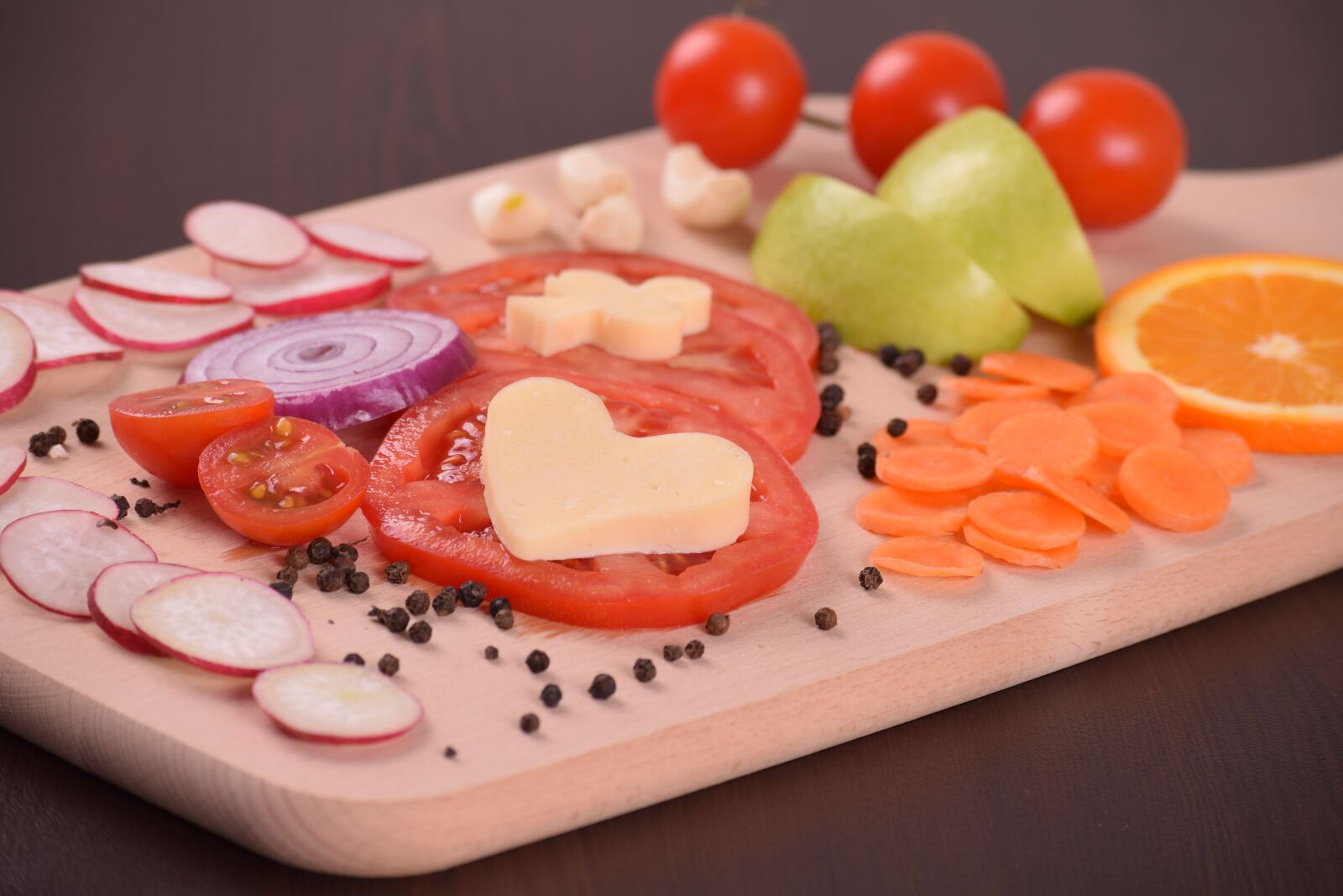 Nikon D3300 sample photo. Salad, radish, fresh photography