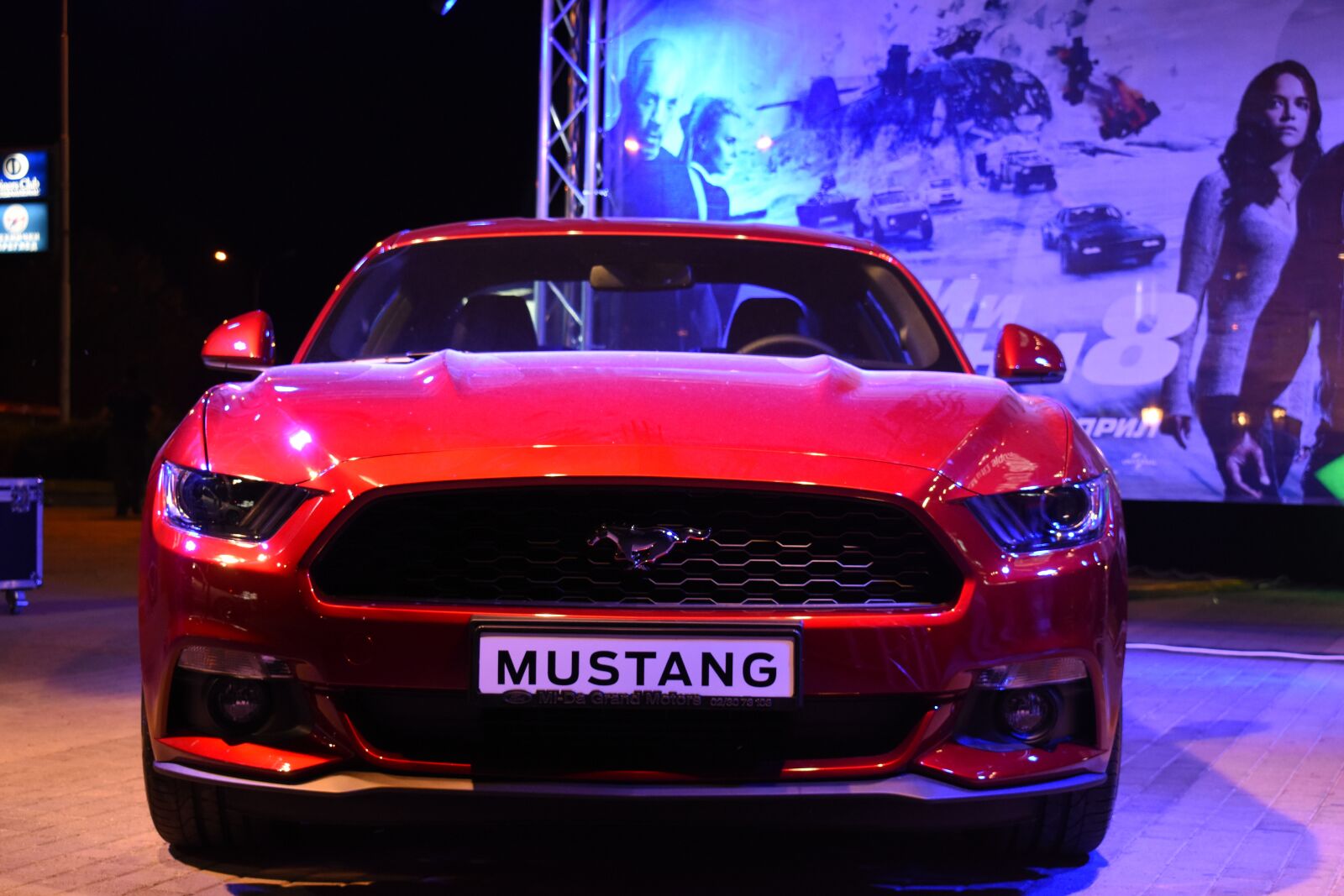 Nikon D5500 sample photo. Car, mustang, red photography