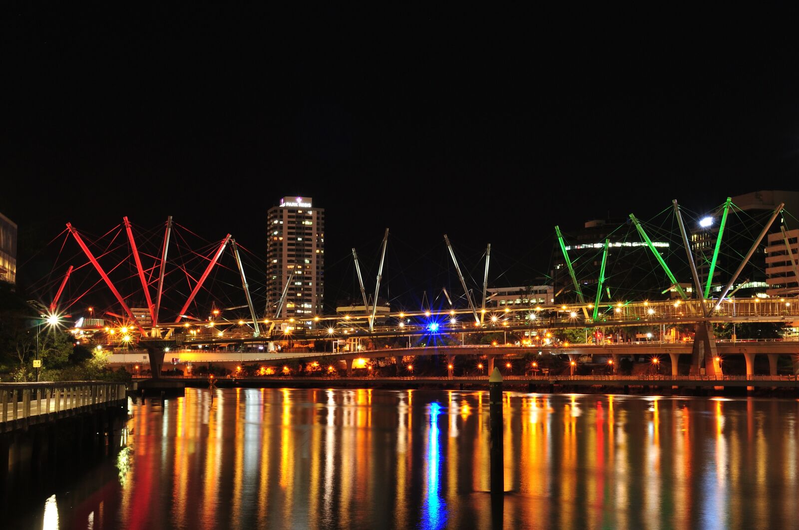 Nikon D90 sample photo. Brisbane, bridge, aust photography