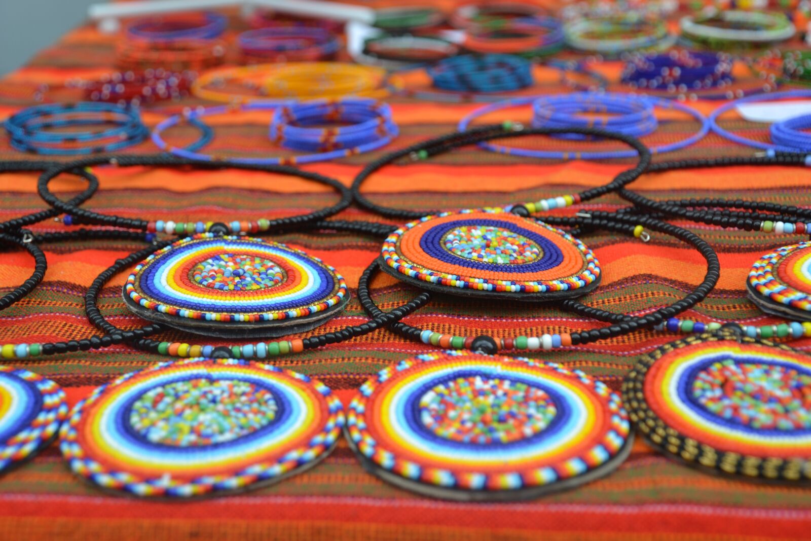 Nikon D3100 sample photo. Massai, jewellery, africa photography