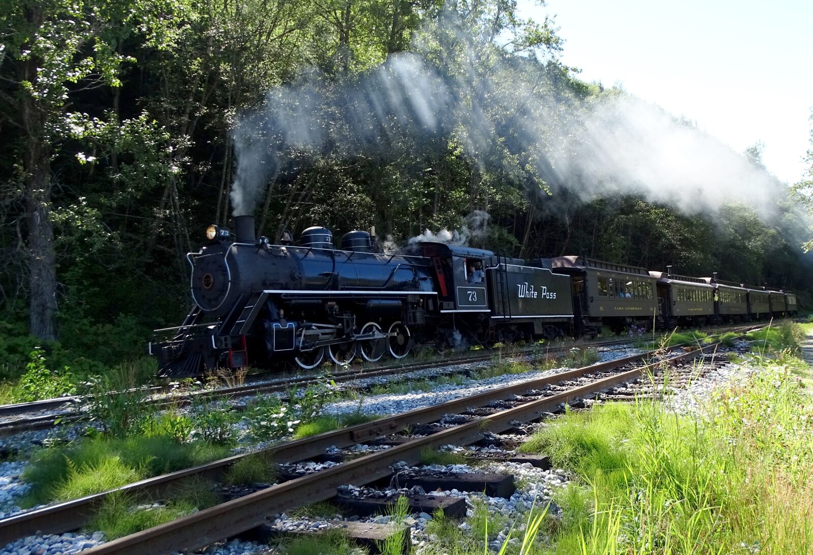 Sony Cyber-shot DSC-HX400V sample photo. Train, track, engine photography