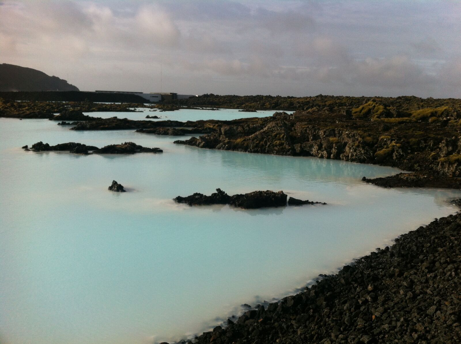 iPhone 4 back camera 3.85mm f/2.8 sample photo. Iceland, blue lagoon photography