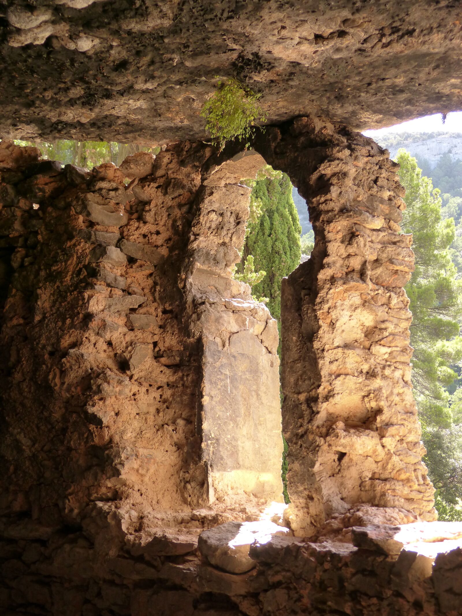 Panasonic DMC-FZ62 sample photo. Cave, hermitage, window photography