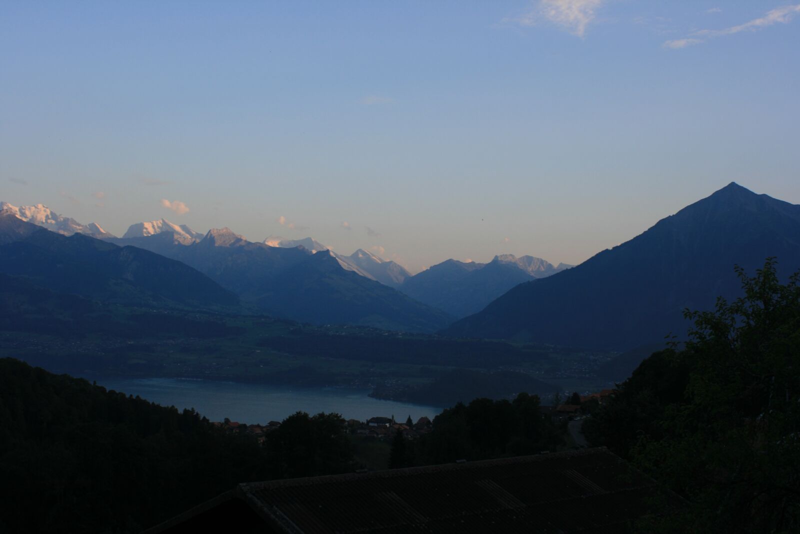 Canon EOS 400D (EOS Digital Rebel XTi / EOS Kiss Digital X) sample photo. Alpine, sunrise, panorama photography
