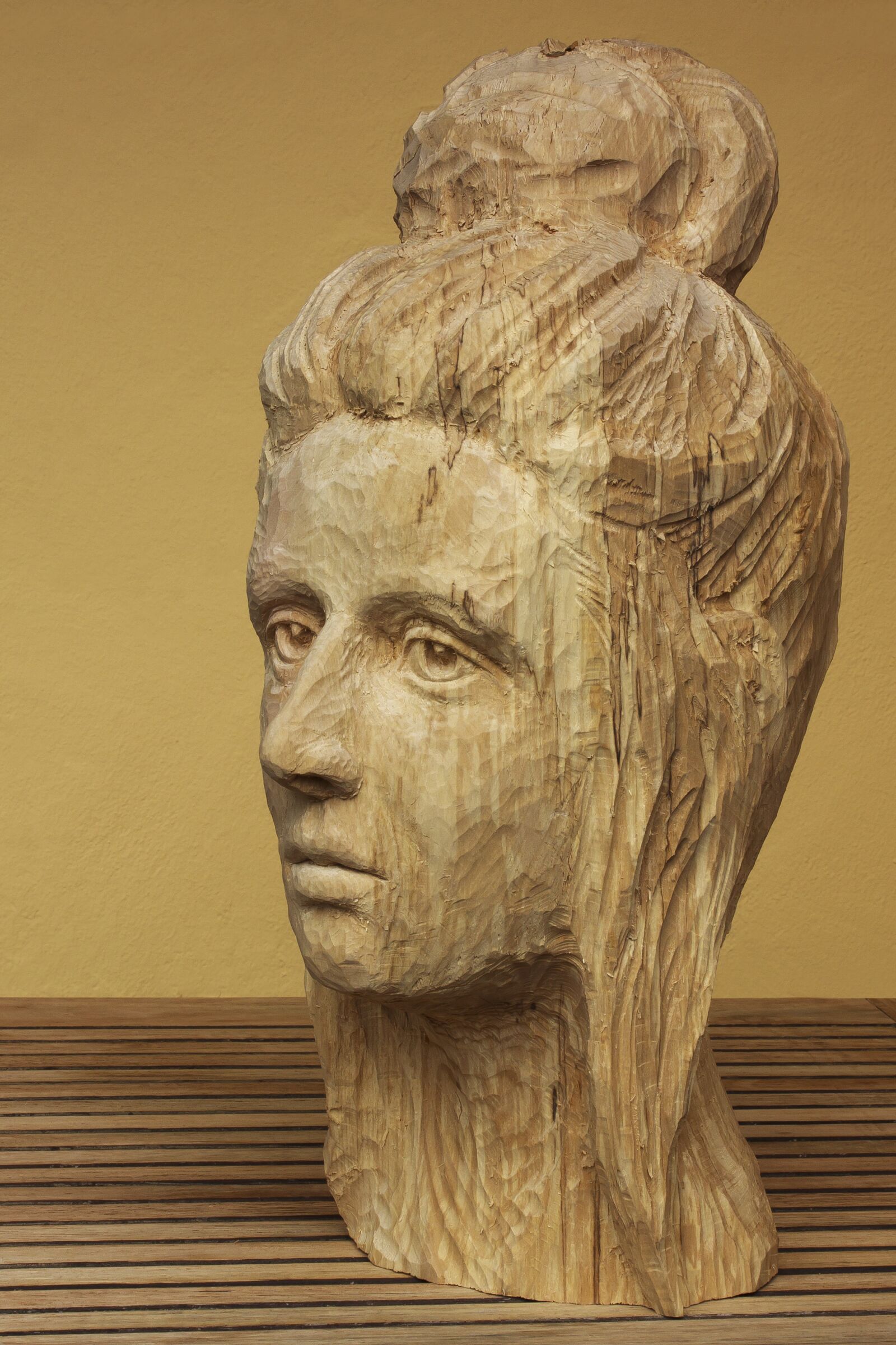 Canon EF-S 60mm F2.8 Macro USM sample photo. Head, woman, sculpture photography