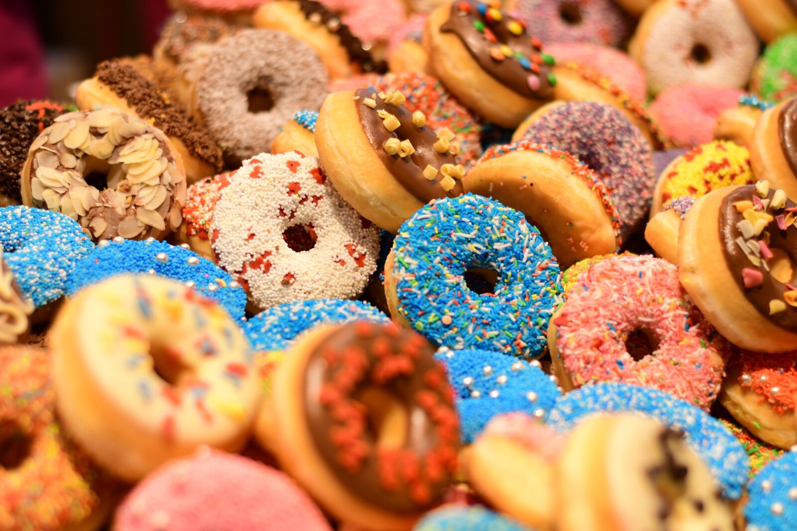 Nikon D500 sample photo. Donuts, doughnut, sweet photography