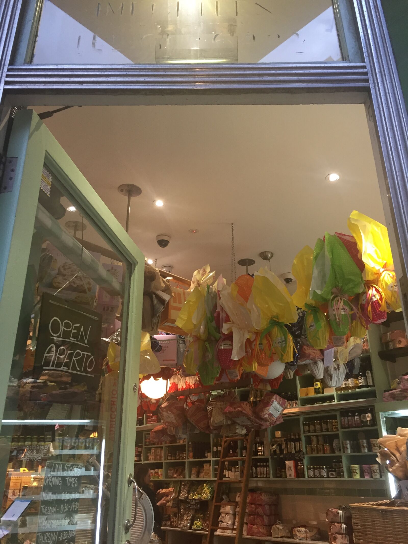 iPhone 6 back camera 4.15mm f/2.2 sample photo. Chalkboard, colorful, colourful, deli photography