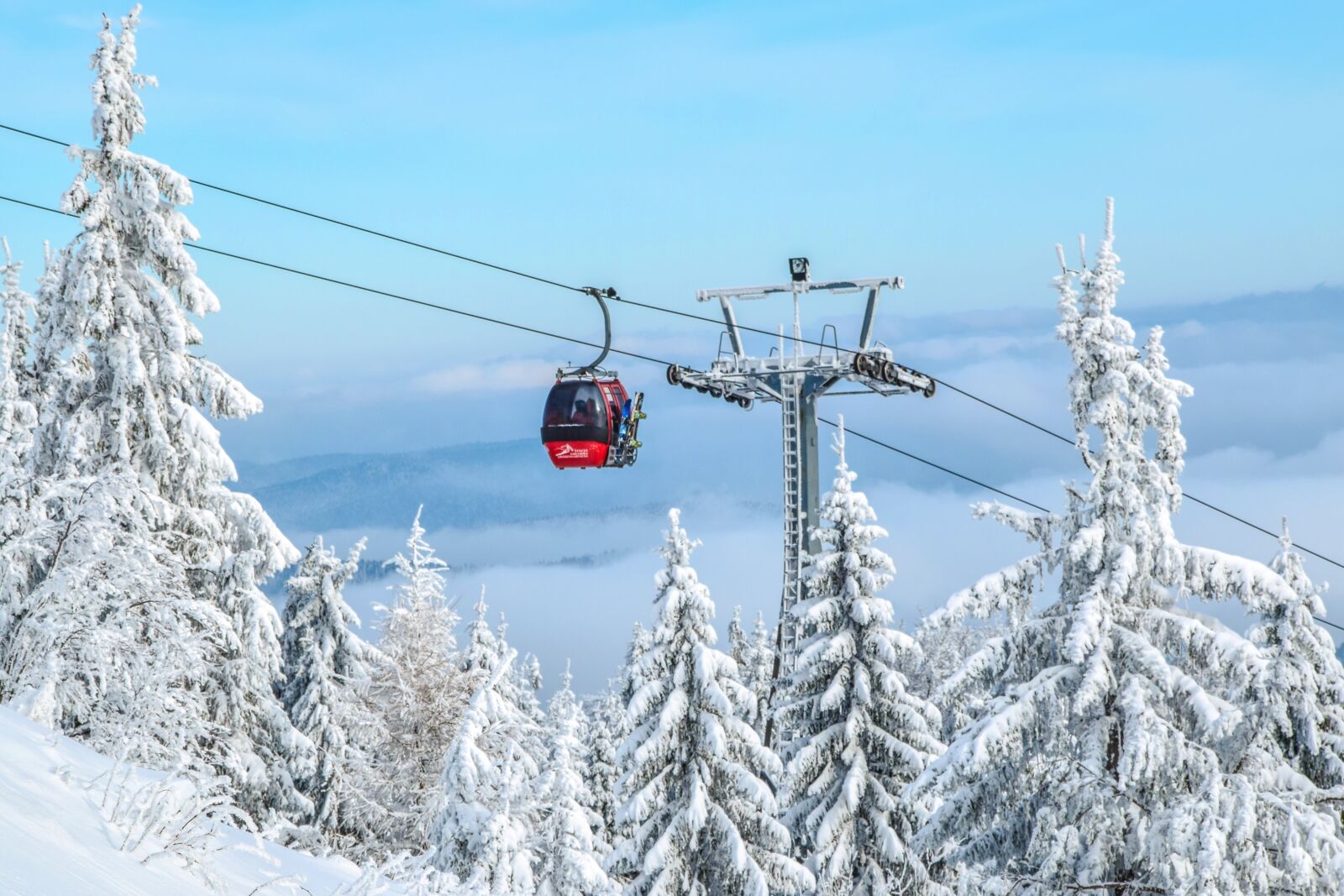 Nikon D5300 sample photo. Gondola, ski resort, trolley photography