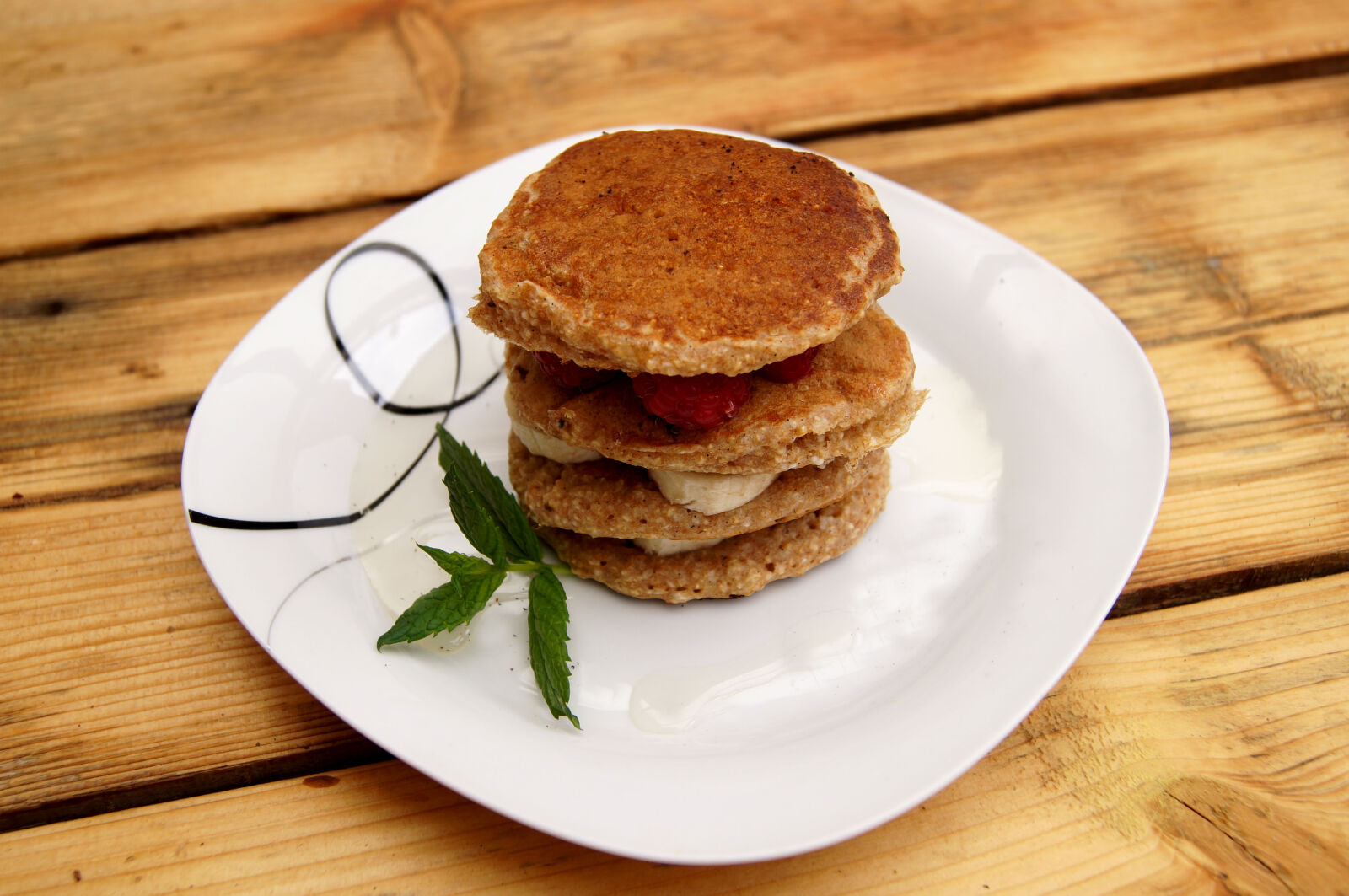 Sony SLT-A57 sample photo. Banana, banana, pancake, dessert photography