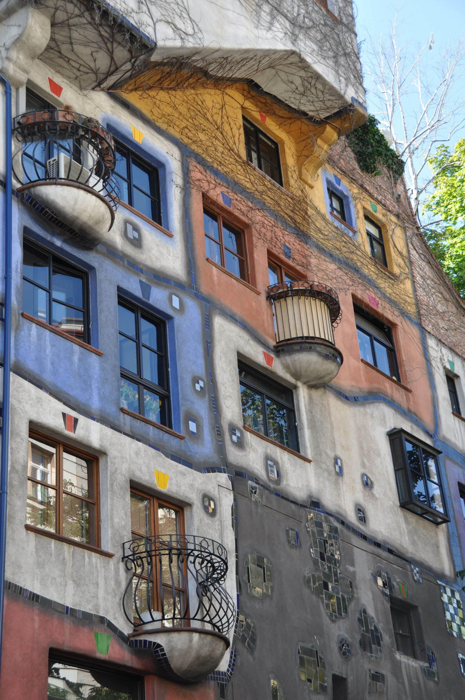 Nikon D90 sample photo. Color, houses, vienna photography