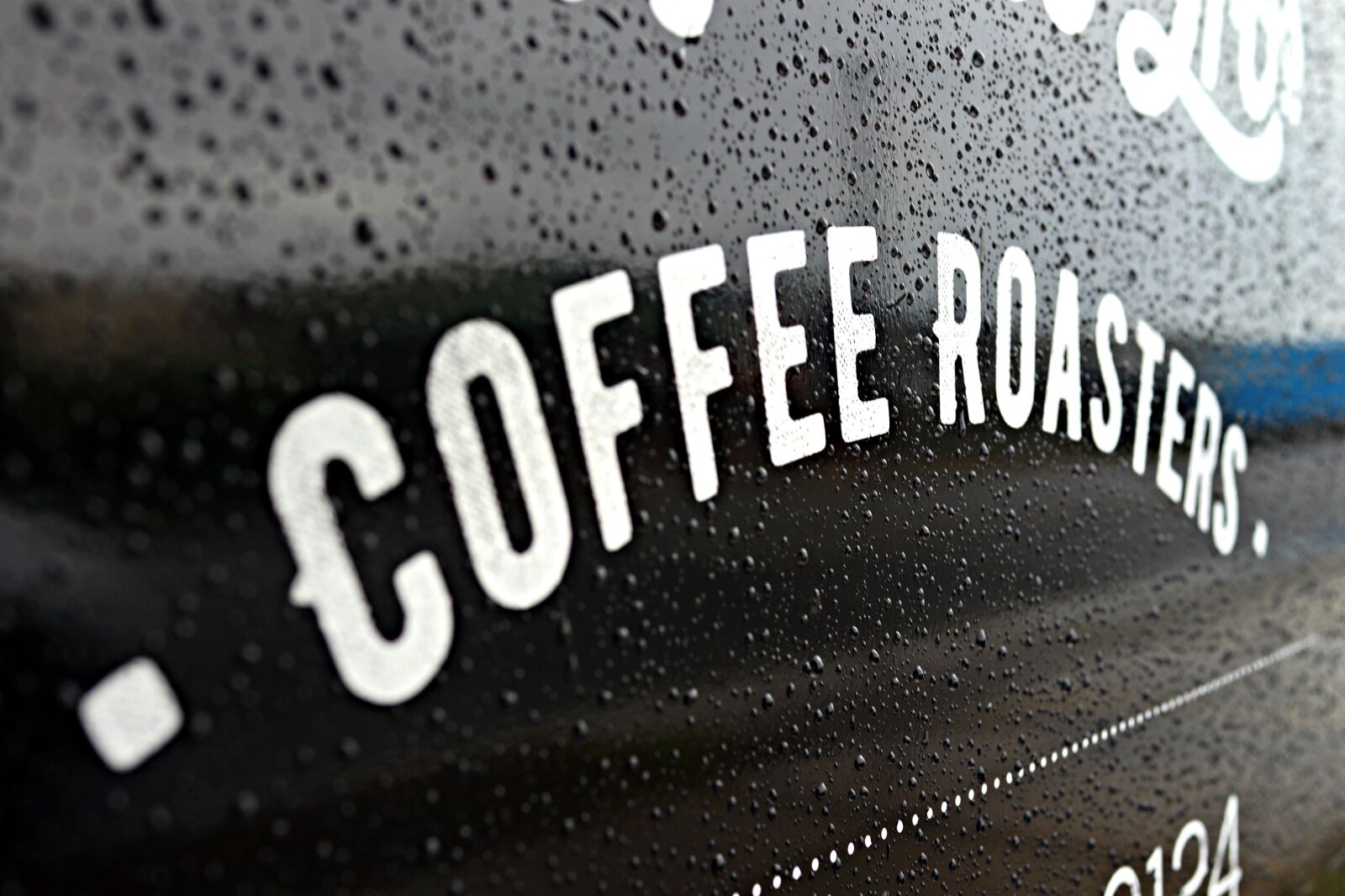 Sony Cyber-shot DSC-RX1R sample photo. Coffee roaster, signage, shop photography