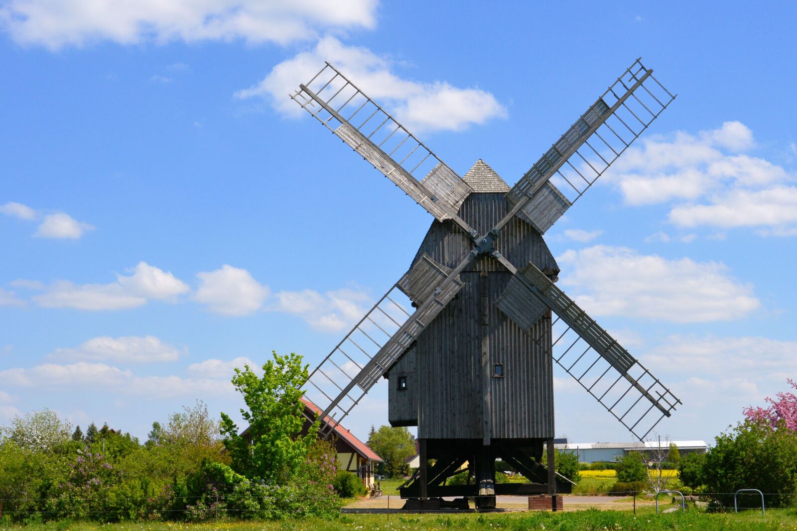 Nikon D3200 sample photo. Post mill, windmill, mill photography
