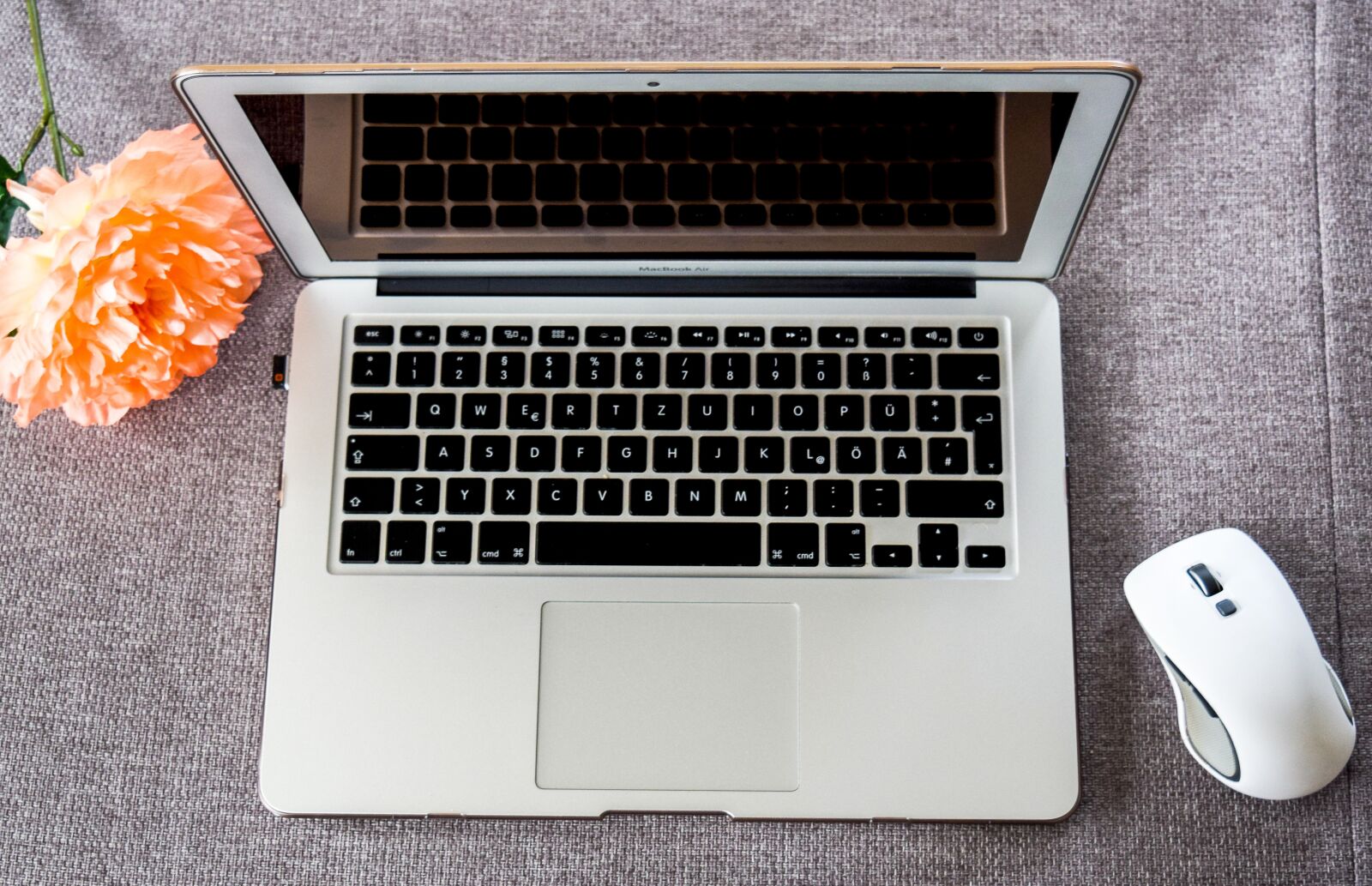 Nikon D5300 sample photo. Laptop, mouse, workplace photography