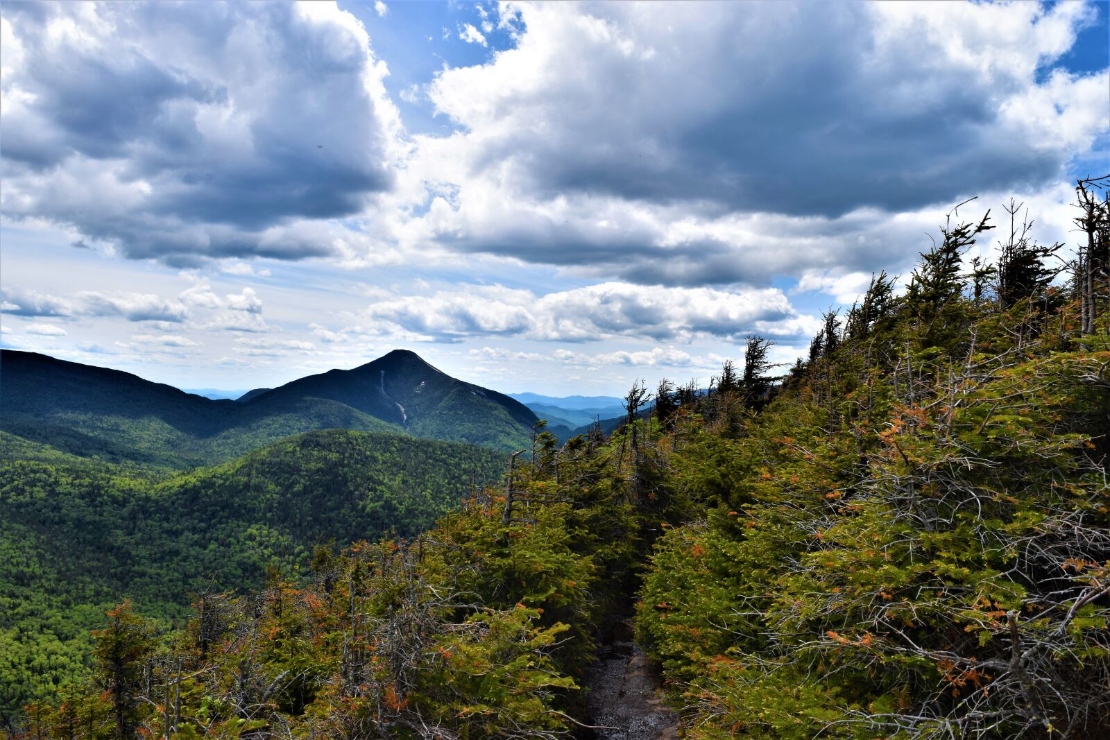 Nikon D3300 sample photo. Adirondacks, clouds, hike, hiking photography