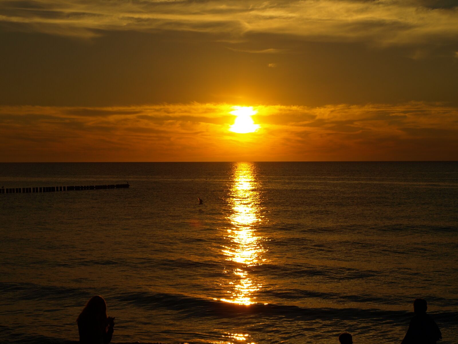 Olympus E-510 (EVOLT E-510) sample photo. Sunset, the baltic sea photography