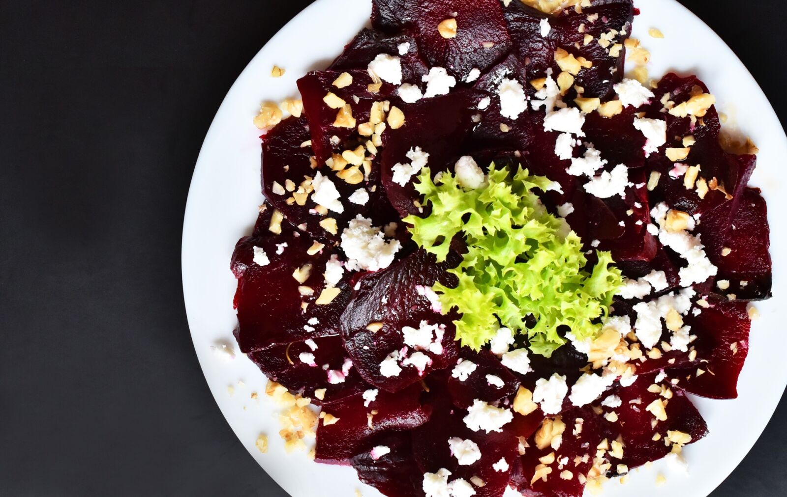 Nikon D750 sample photo. Beets, red, goat cheese photography