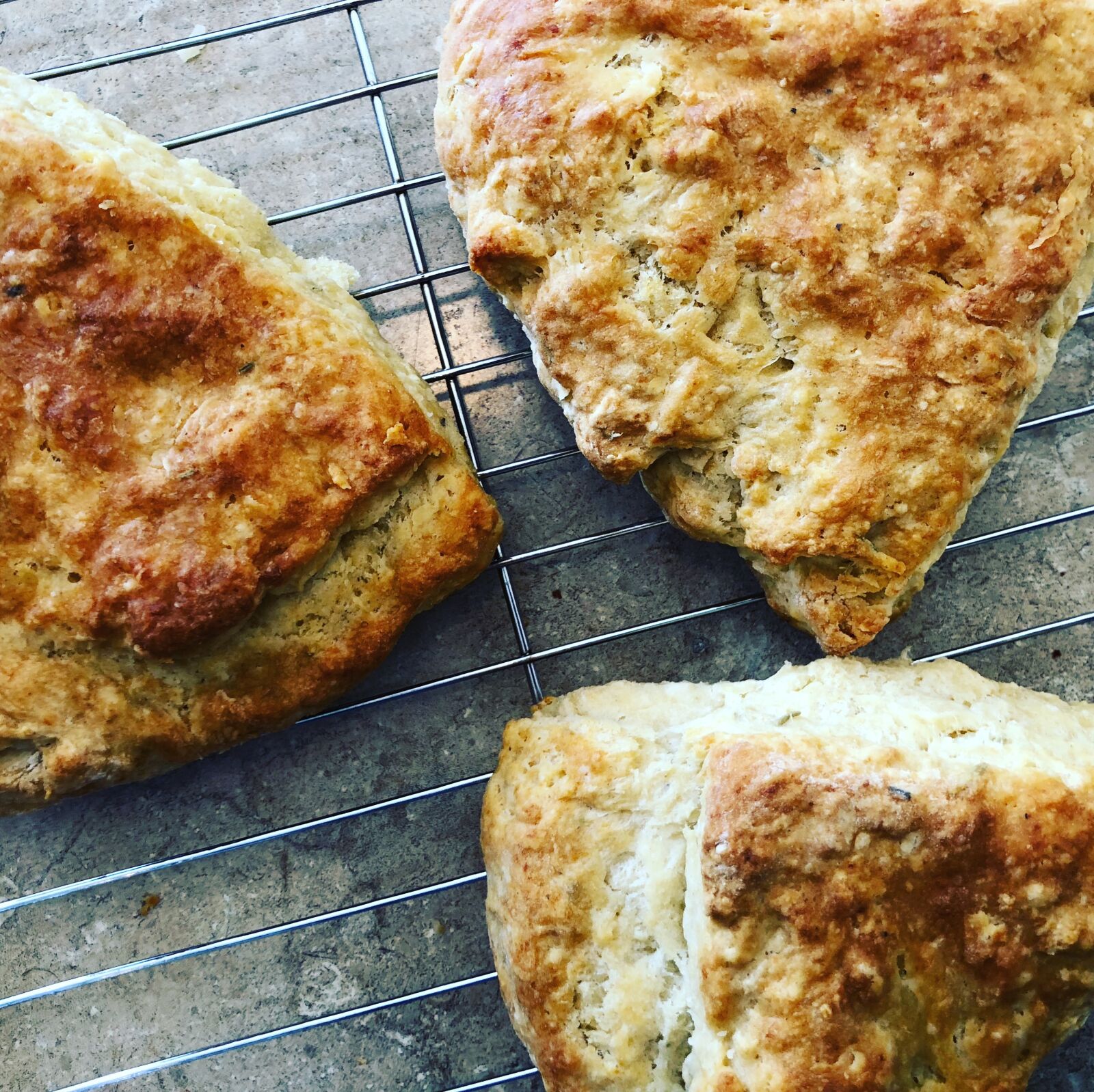 iPhone X back dual camera 4mm f/1.8 sample photo. Scone, baking, homemade photography