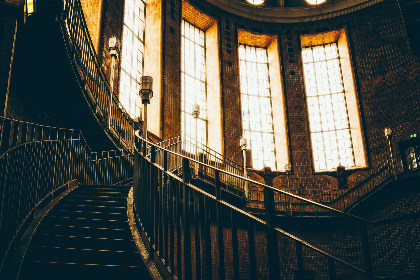Nikon Z6 sample photo. Staircase, stairs, railing photography
