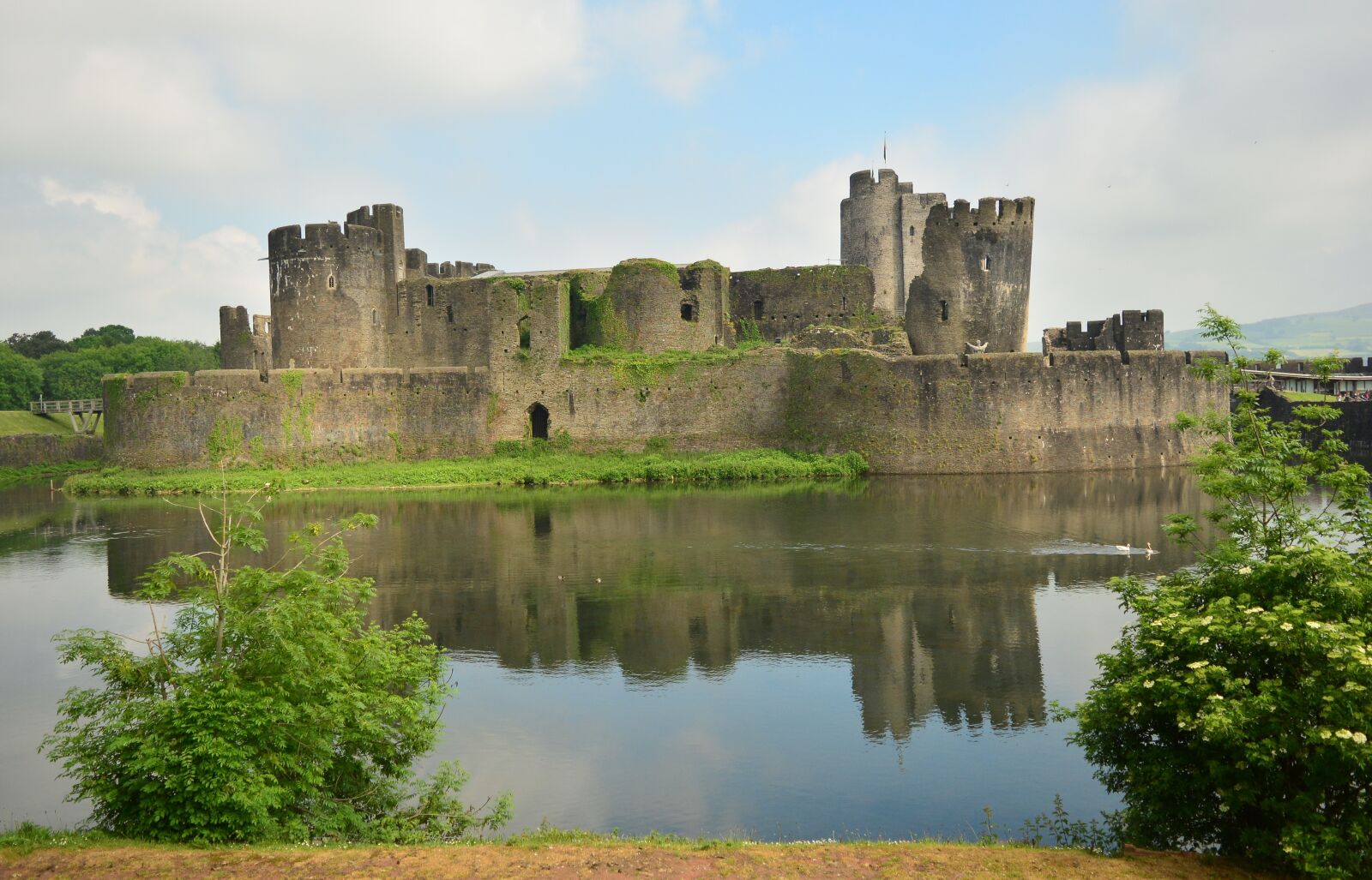 Nikon D5200 sample photo. Caerphilly castle, cardiff, wales photography