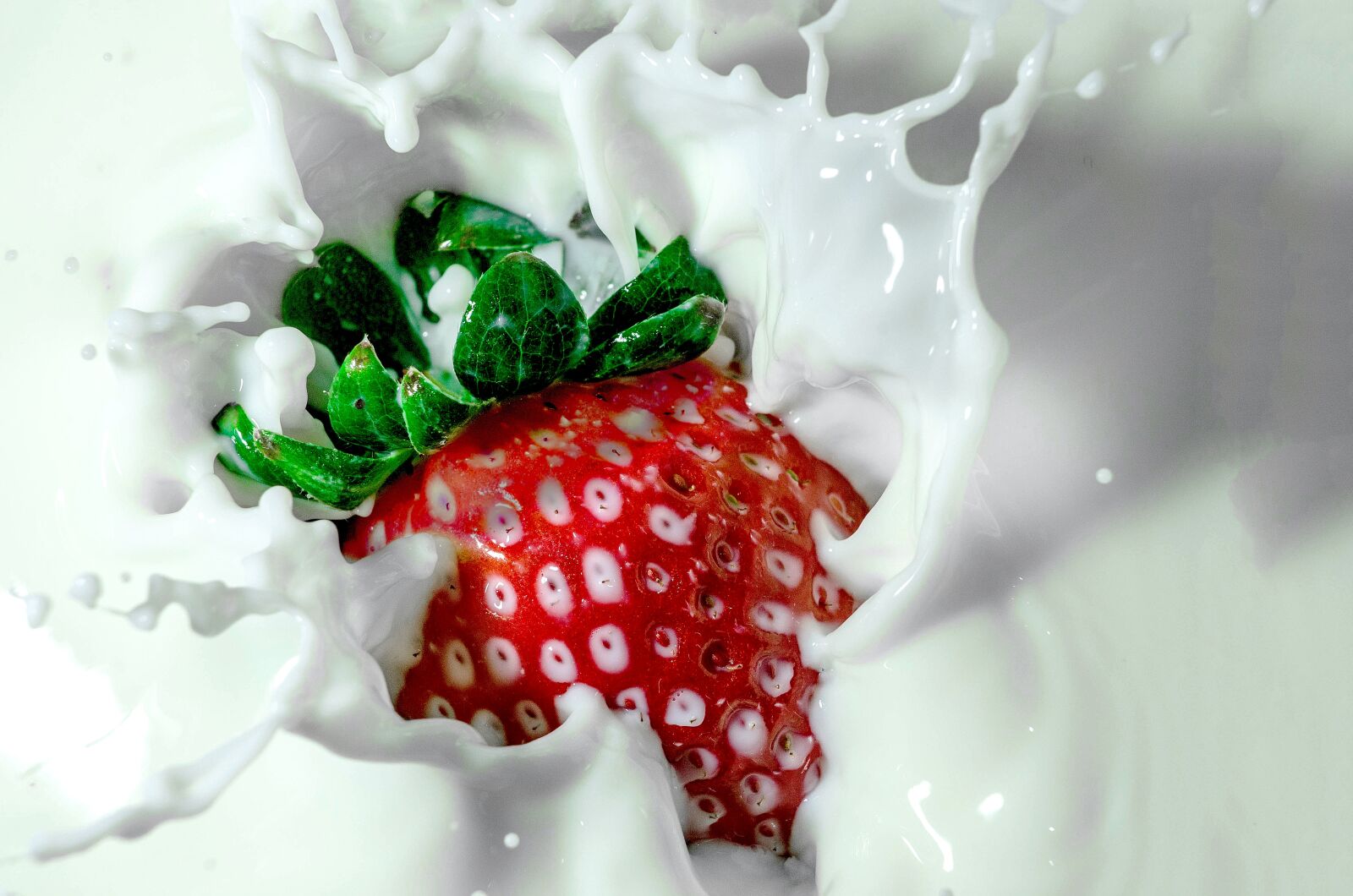 Nikon D7000 sample photo. Strawberry, milk, strawberry milk photography