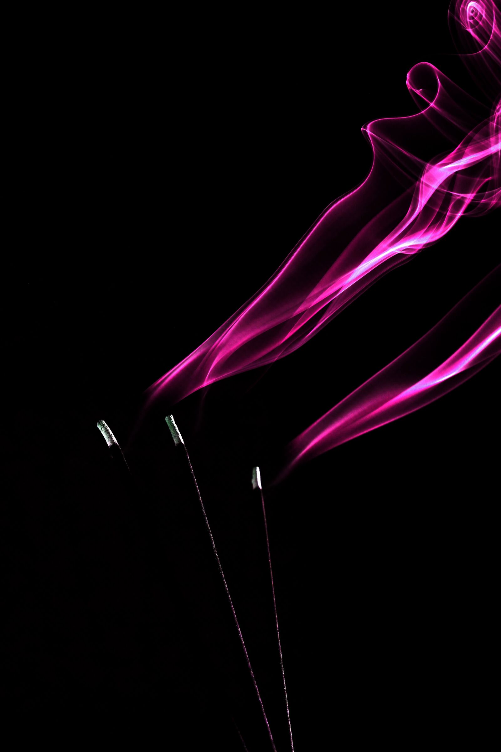 Canon EOS 80D sample photo. Smoke, incense, three photography
