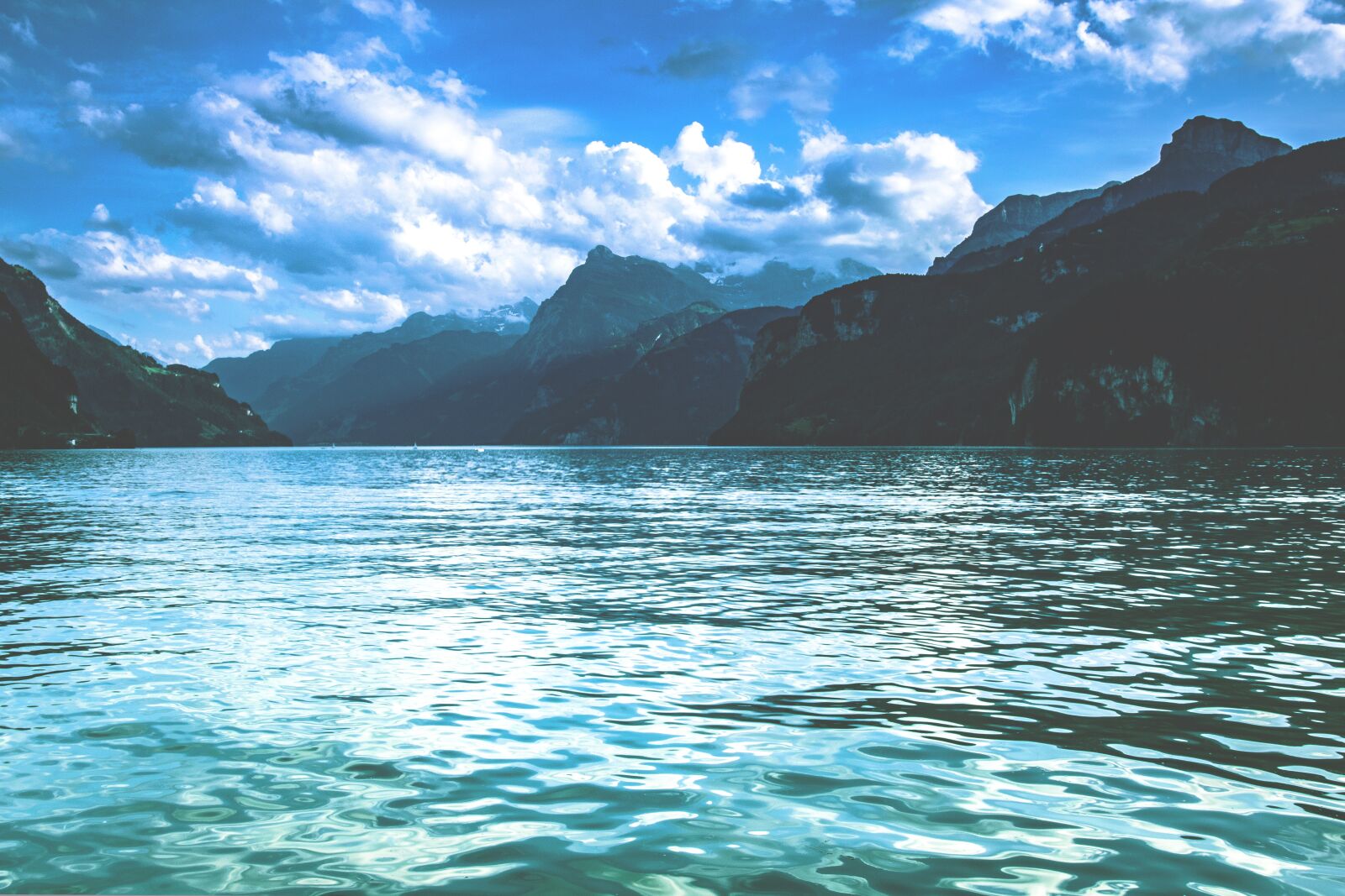 Nikon D5300 sample photo. Lake, mountains, switzerland photography