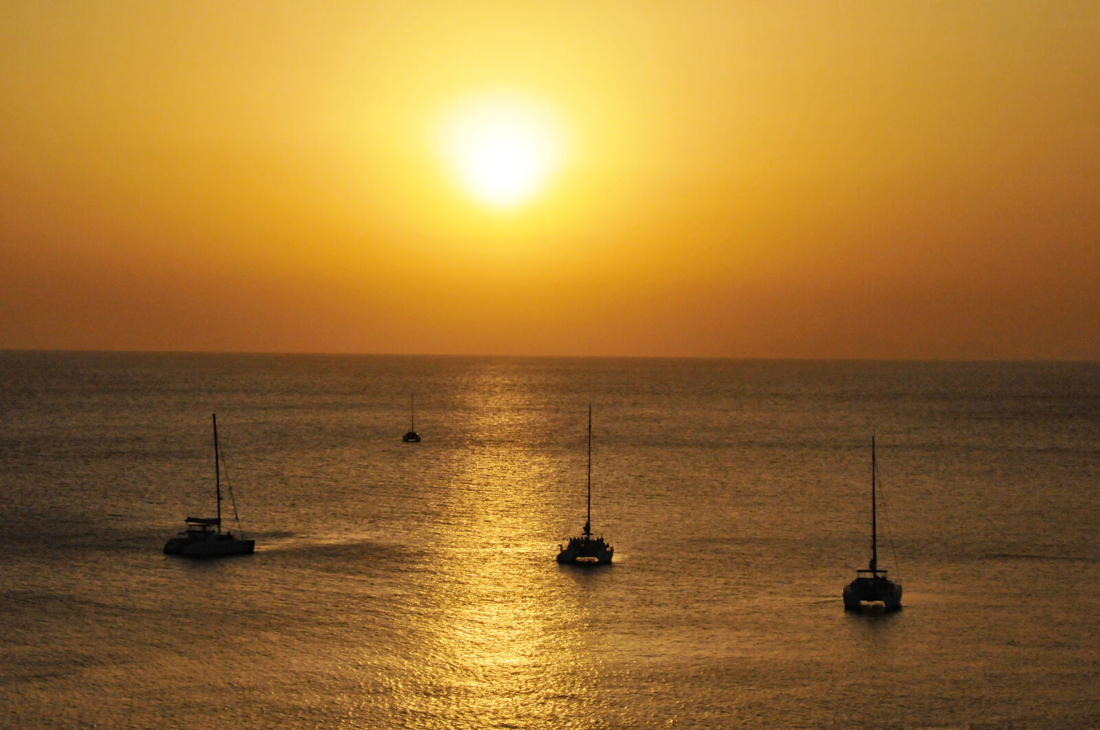 Nikon D300 sample photo. Santorini, sunset photography
