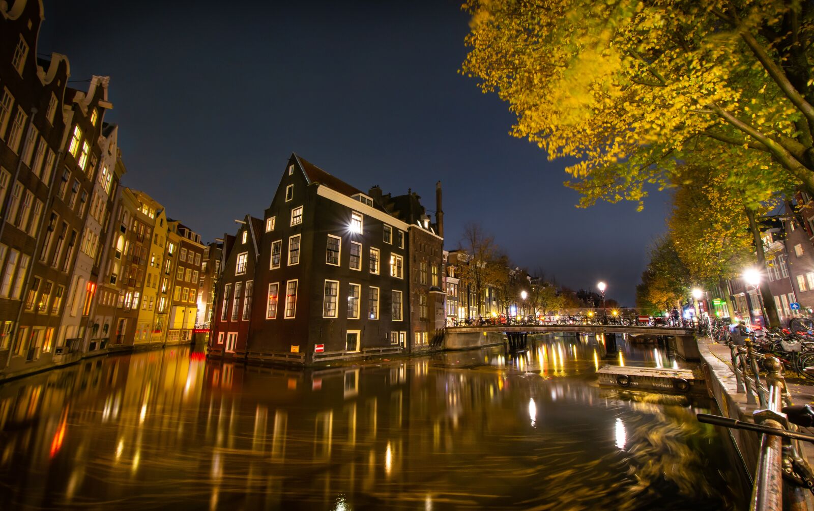 Nikon D7200 sample photo. Canal, long exposure, amsterdam photography