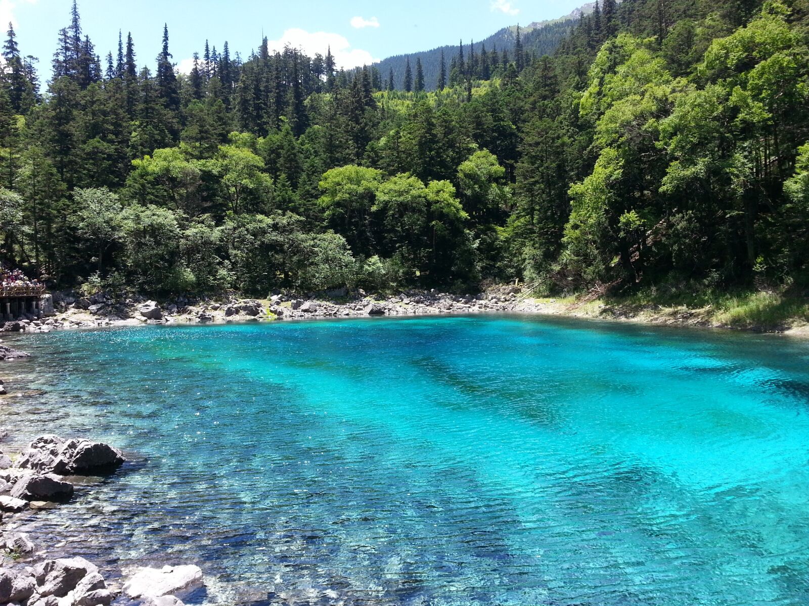 Samsung Galaxy S3 sample photo. Pearl sea, jiuzhaigou, summer photography