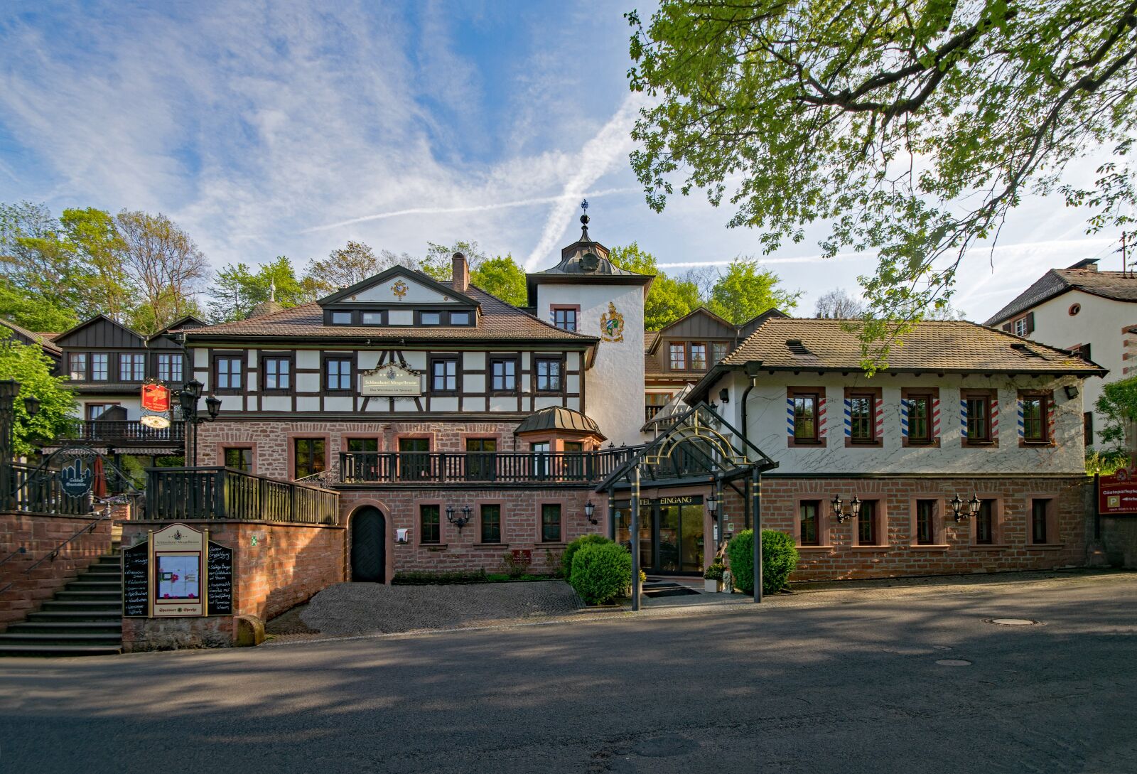 Nikon D5300 sample photo. Castle hotel, mespelbrunn, bavaria photography