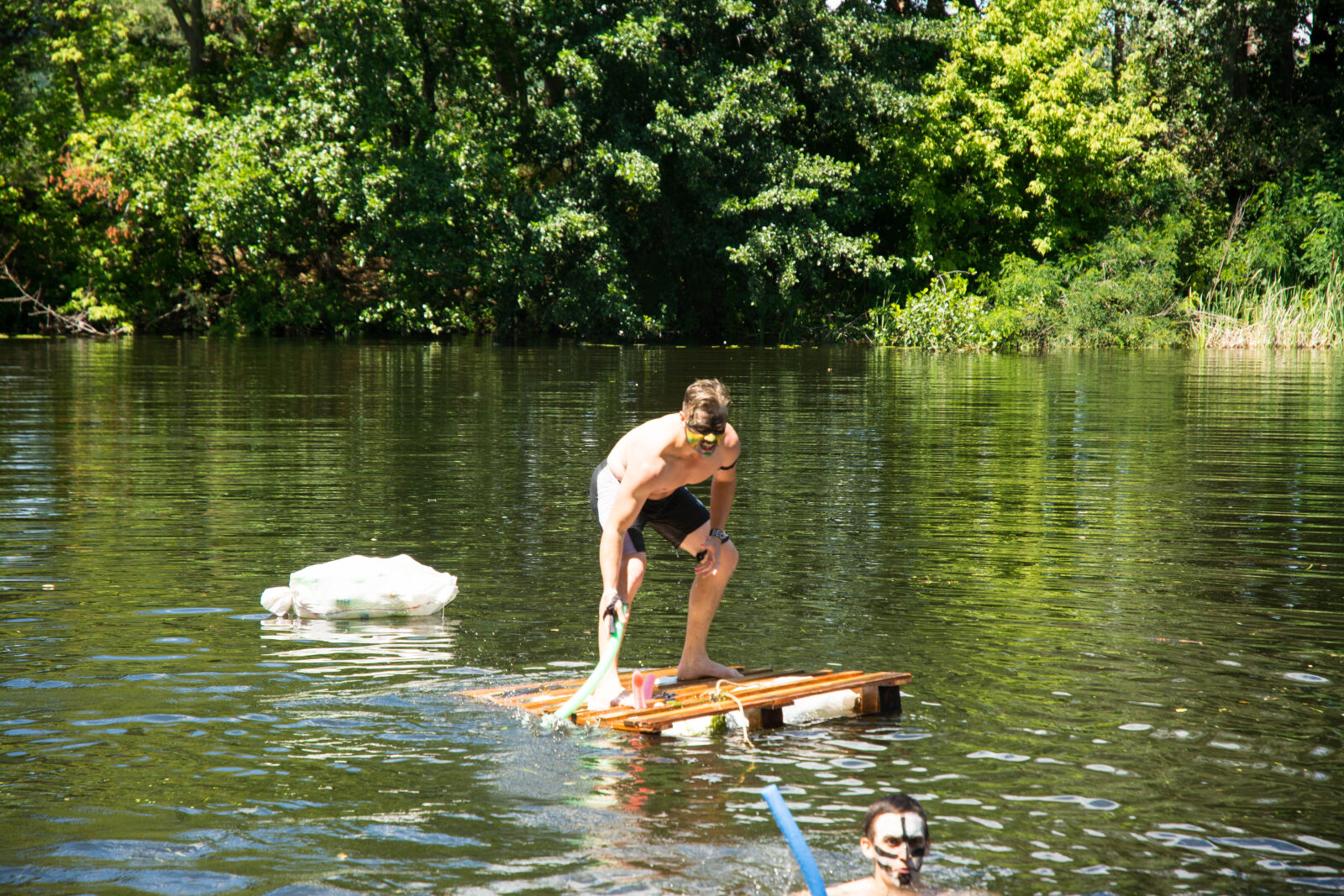 Nikon D7100 sample photo. Camp, dip, forest, pine photography