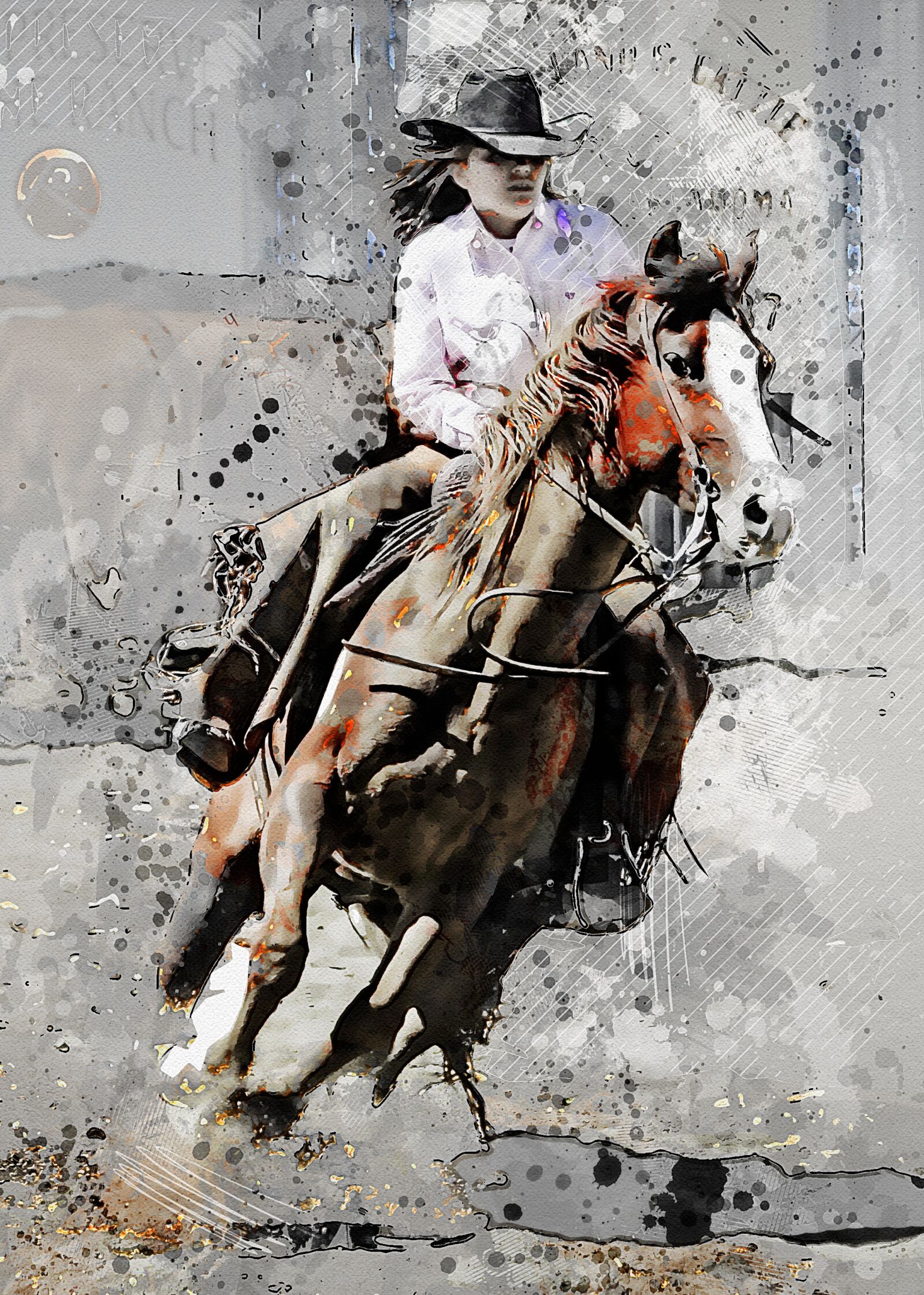 Canon EOS 30D sample photo. Rodeo, cowgirl, girl photography