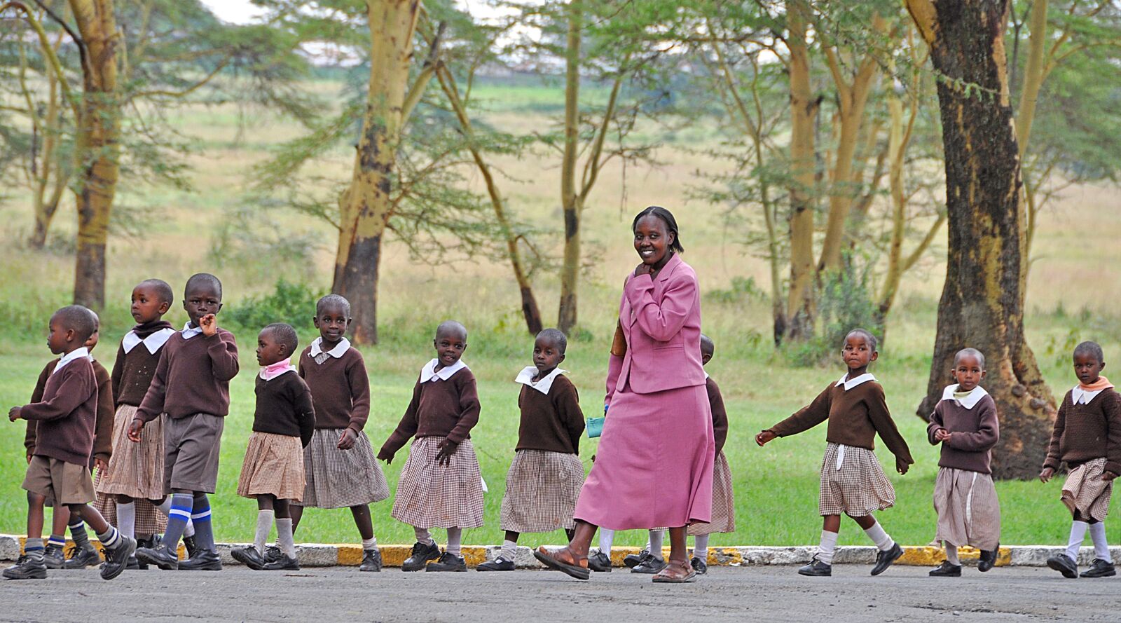 Nikon D5000 sample photo. Kenya, school, children photography