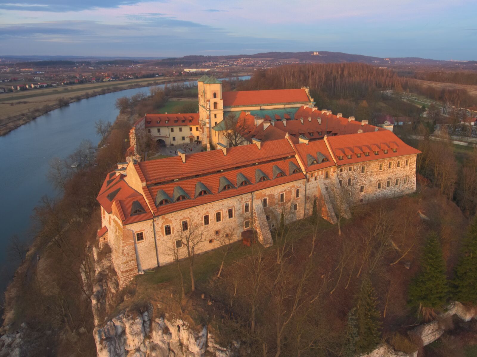DJI FC330 sample photo. Tyniec, monastery, benedictines photography