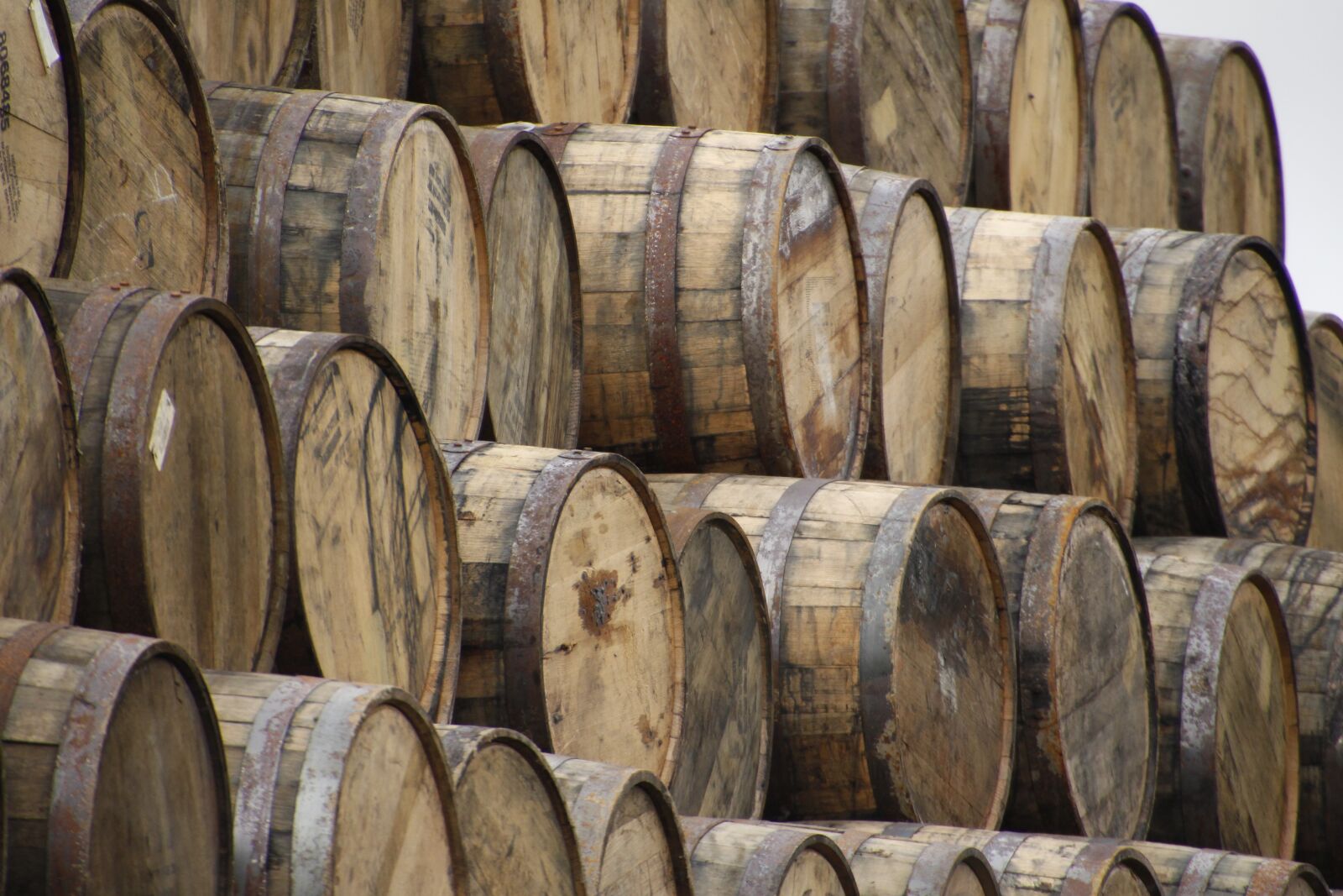 Canon EOS 700D (EOS Rebel T5i / EOS Kiss X7i) sample photo. Barrels, whisky, büttner photography