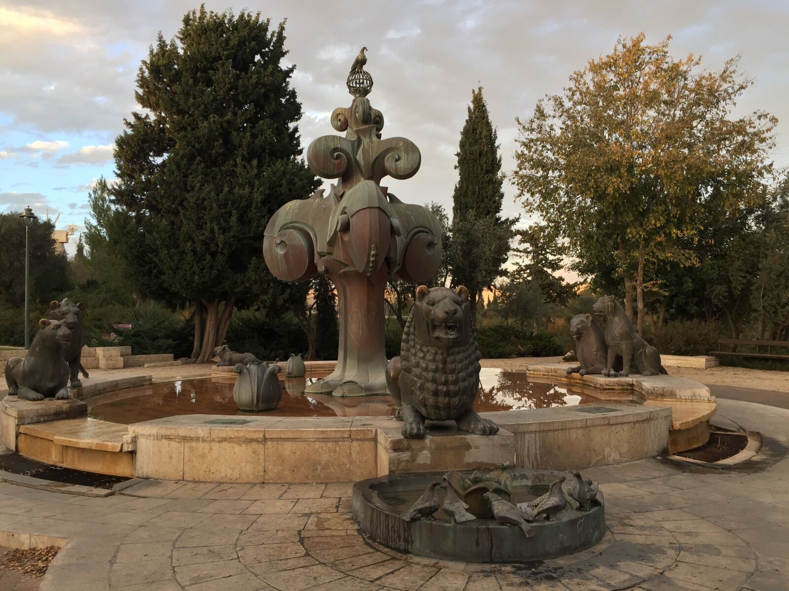 iPhone 6 back camera 4.15mm f/2.2 sample photo. Park, jerusalem, sculptures photography