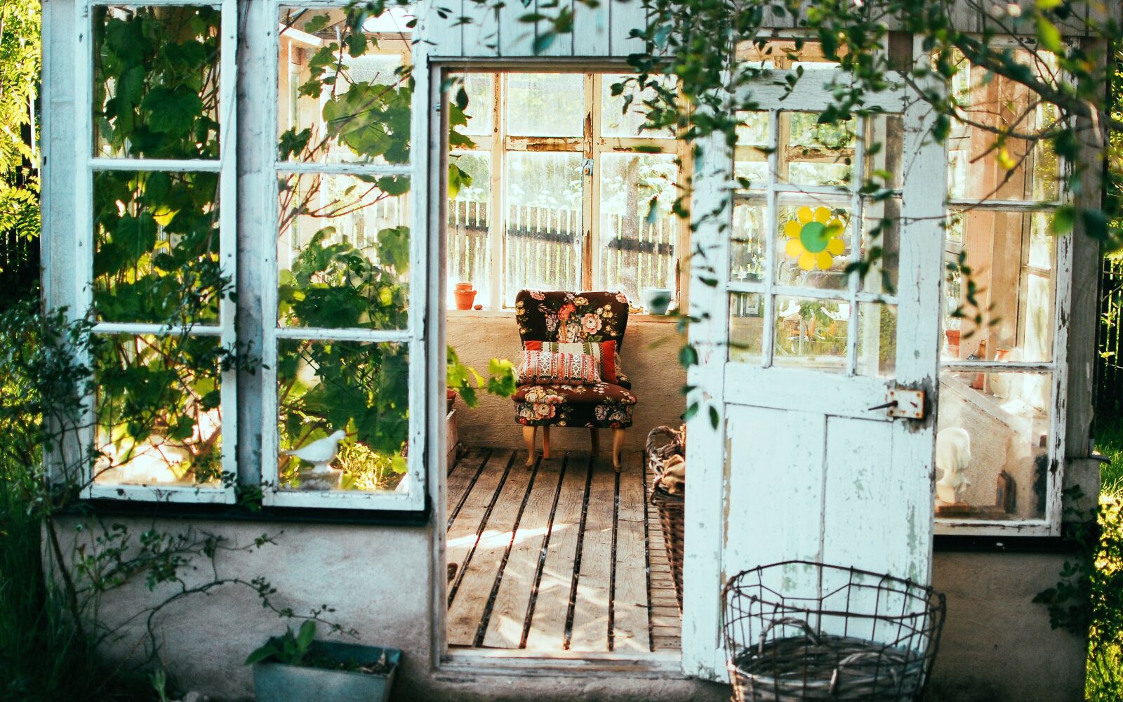 Nikon D80 sample photo. Chair, cottage, country style photography