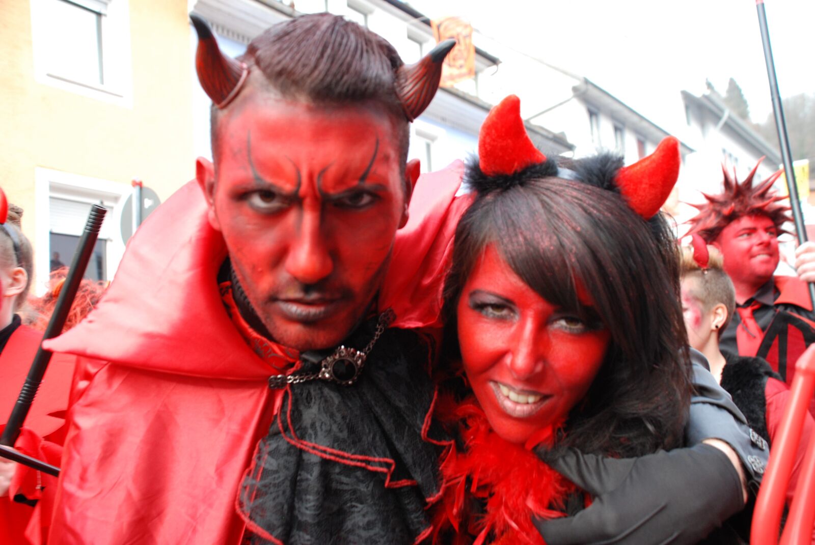 Nikon D80 sample photo. Carnival, devil, diabolic photography
