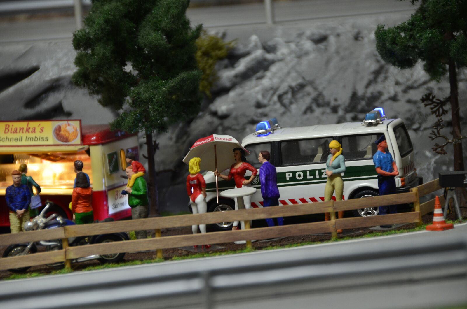 Nikon D5100 sample photo. Slotcar, racing, diorama photography