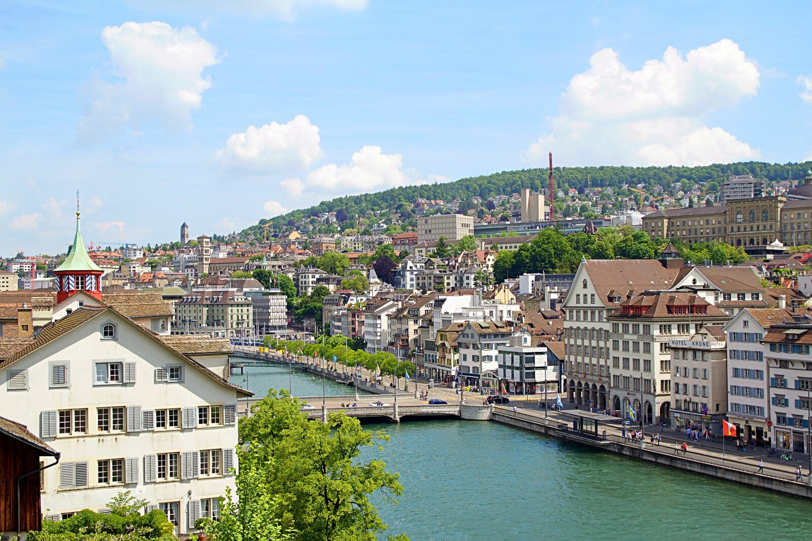 Canon EOS 600D (Rebel EOS T3i / EOS Kiss X5) sample photo. Zurich, switzerland, limmat photography