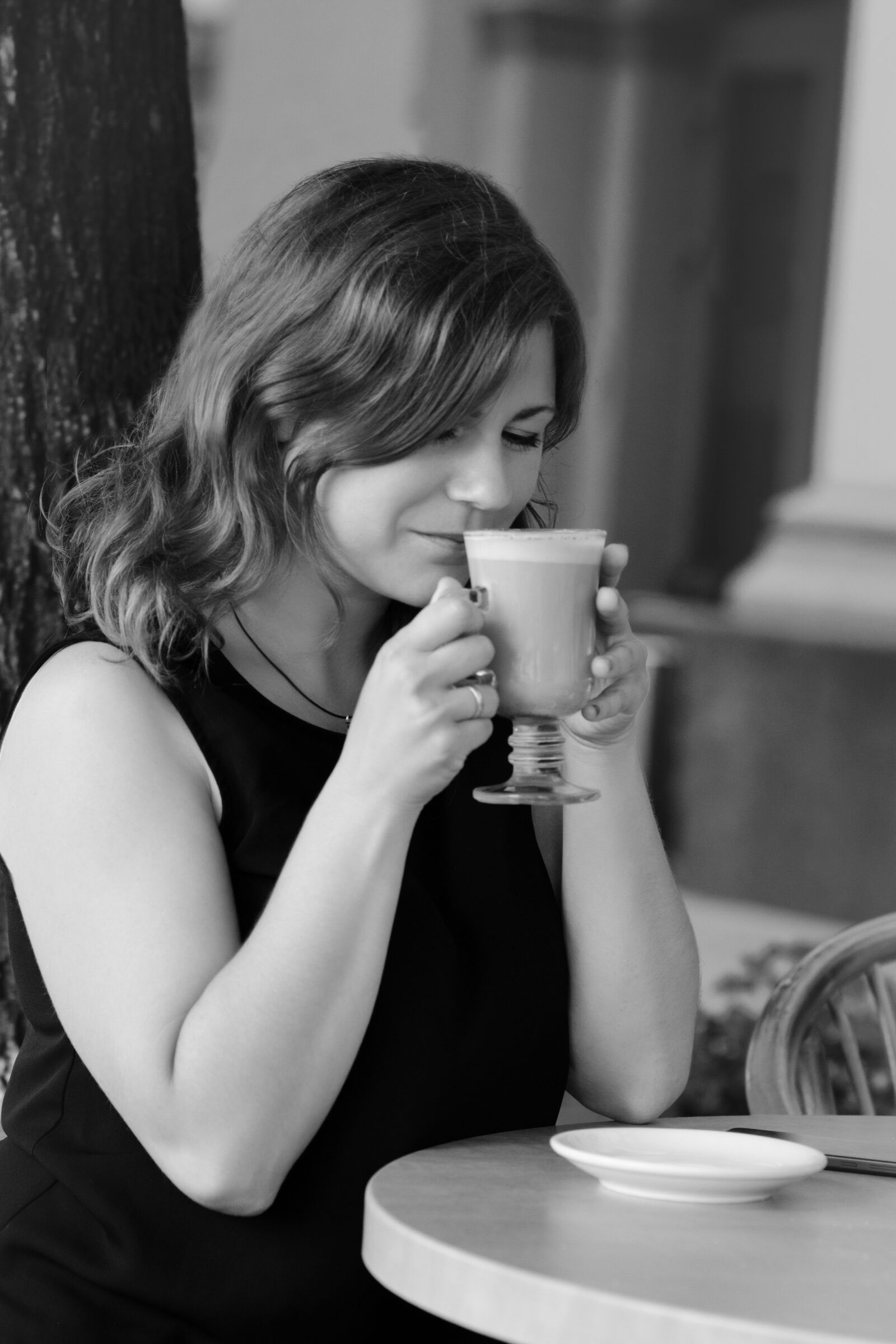 Nikon D7000 sample photo. Coffee, woman, girl photography