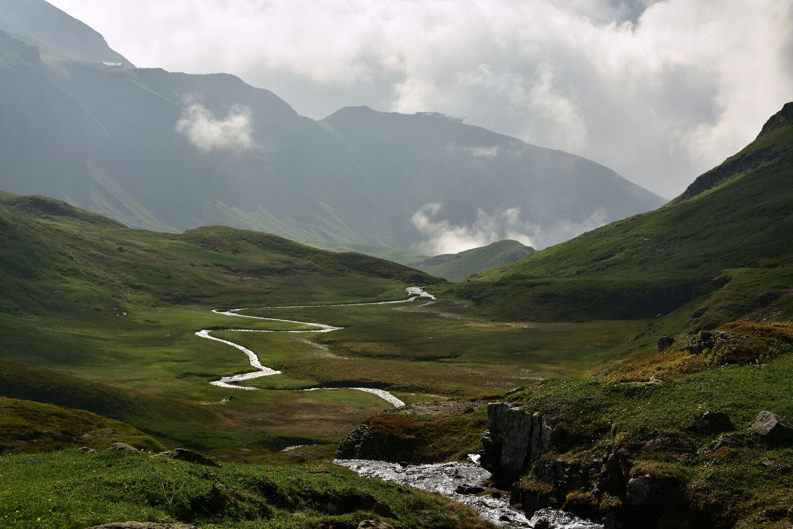 Nikon D7200 sample photo. Creek, mountains, landscape photography