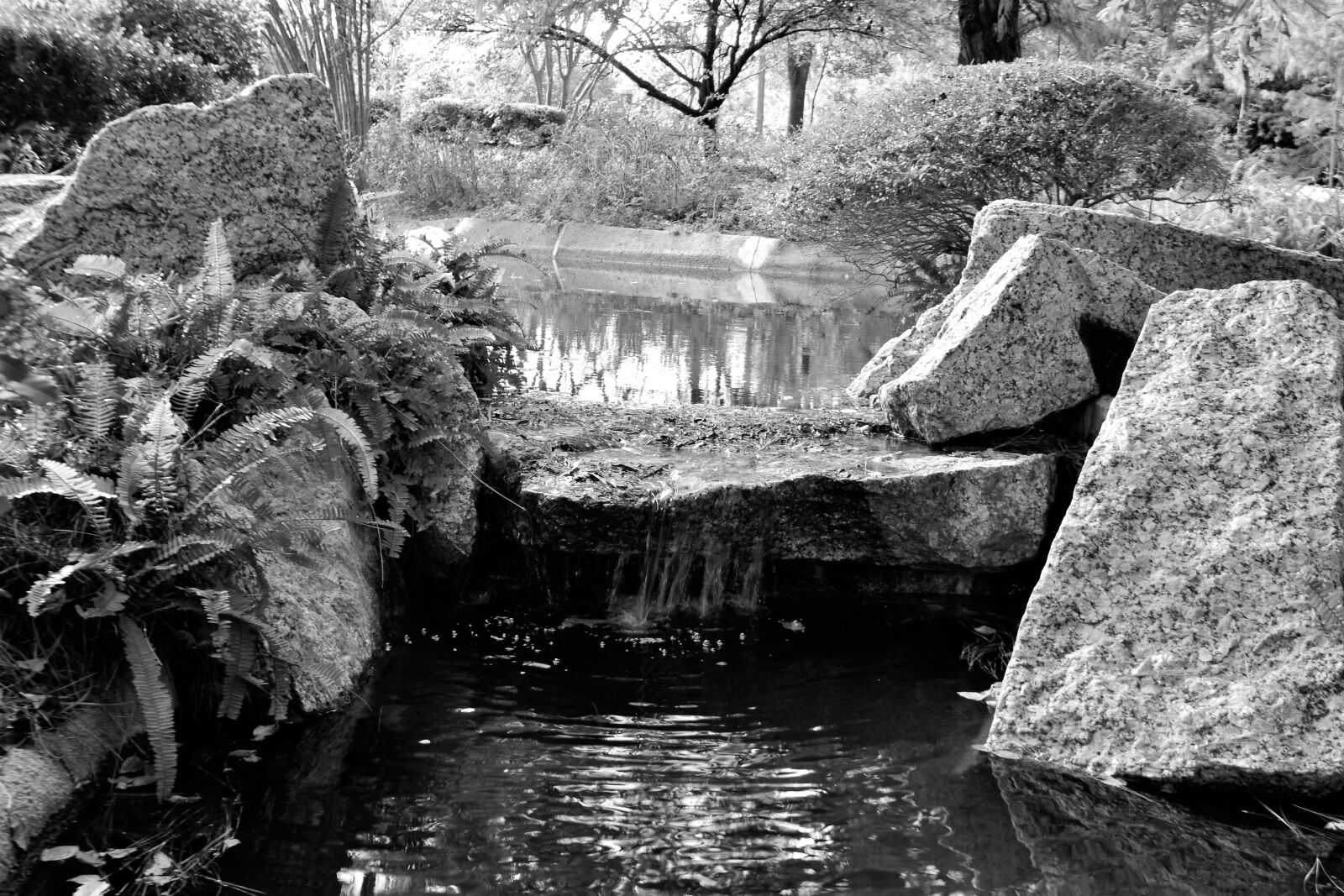 Nikon D3100 sample photo. Stream, waterfall, park photography