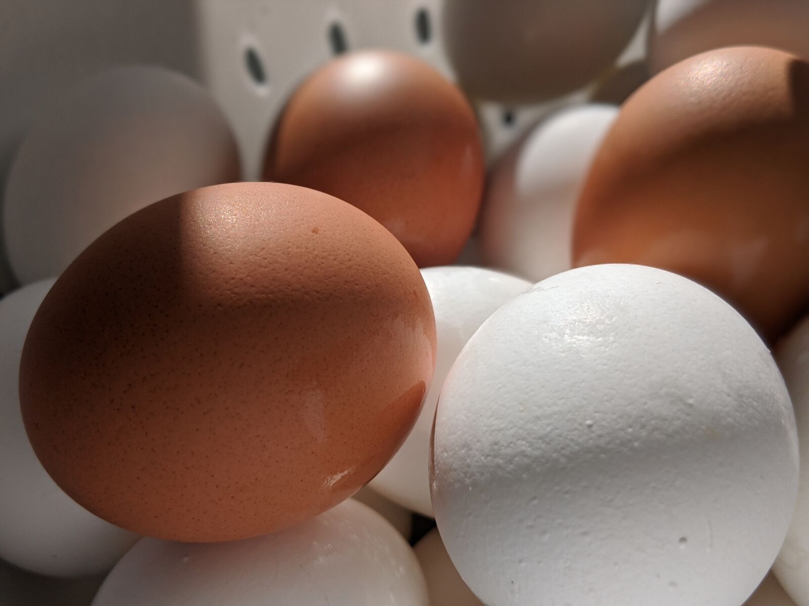 Google Pixel 2 sample photo. Egg, boiled, chicken photography