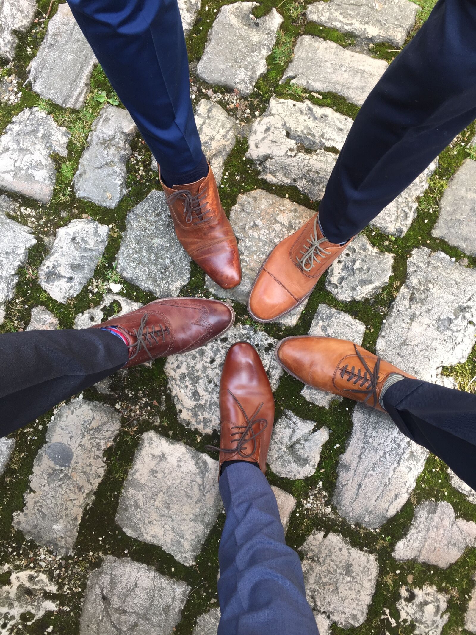 iPhone 6 Plus back camera 4.15mm f/2.2 sample photo. Wedding, groomsmen, shoes photography