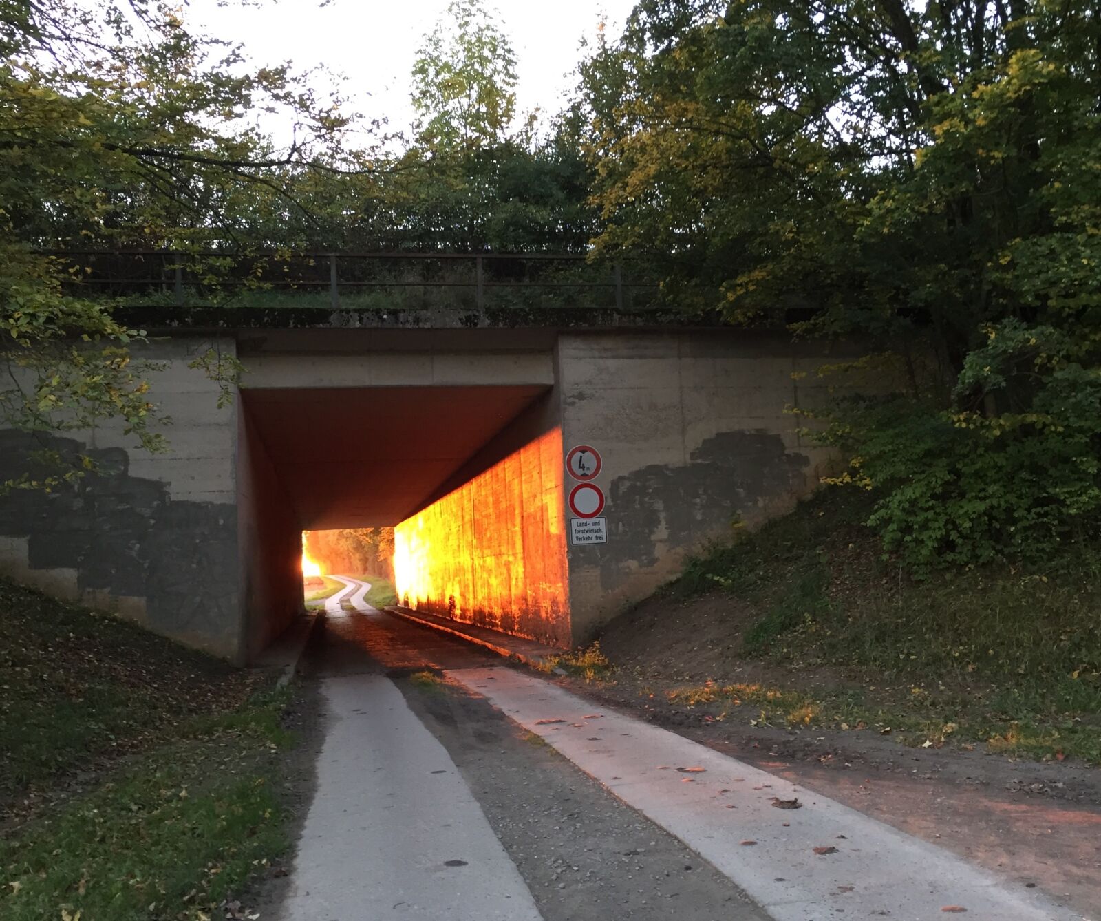 Apple iPhone 6 sample photo. Tunnel, sun, sunset photography