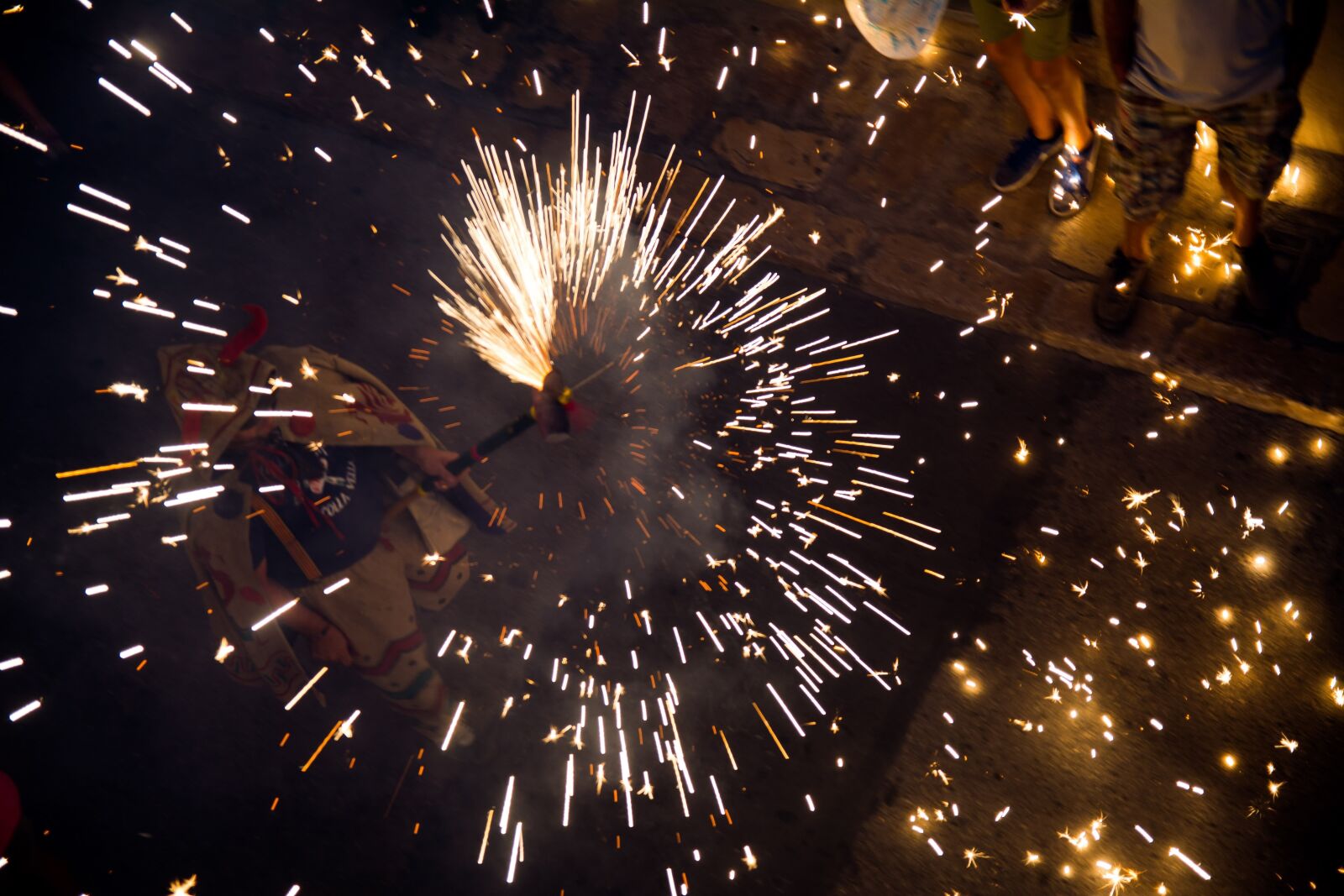 Nikon D5200 sample photo. Correfoc, festa major, sitges photography