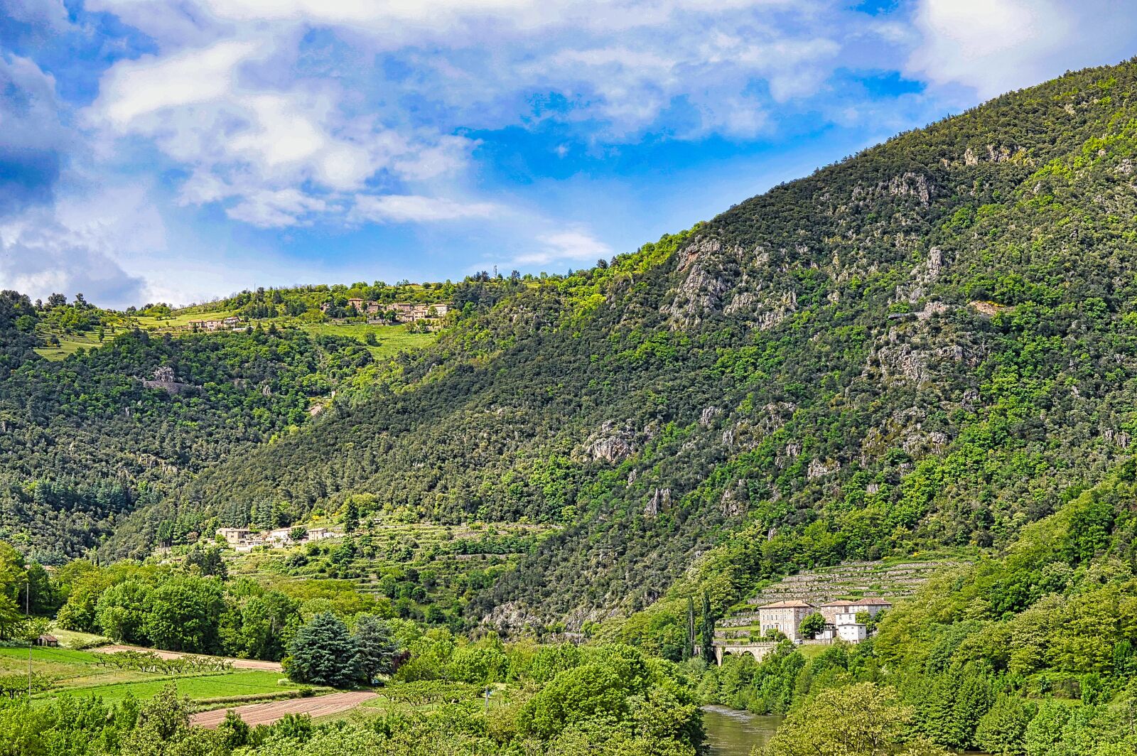 Nikon D3200 sample photo. Landscape, ardèche, france photography