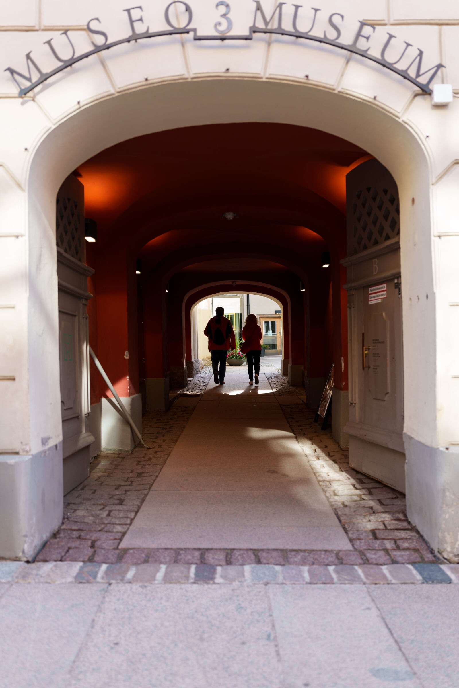 Sony a7R V sample photo. Pathway to museum photography